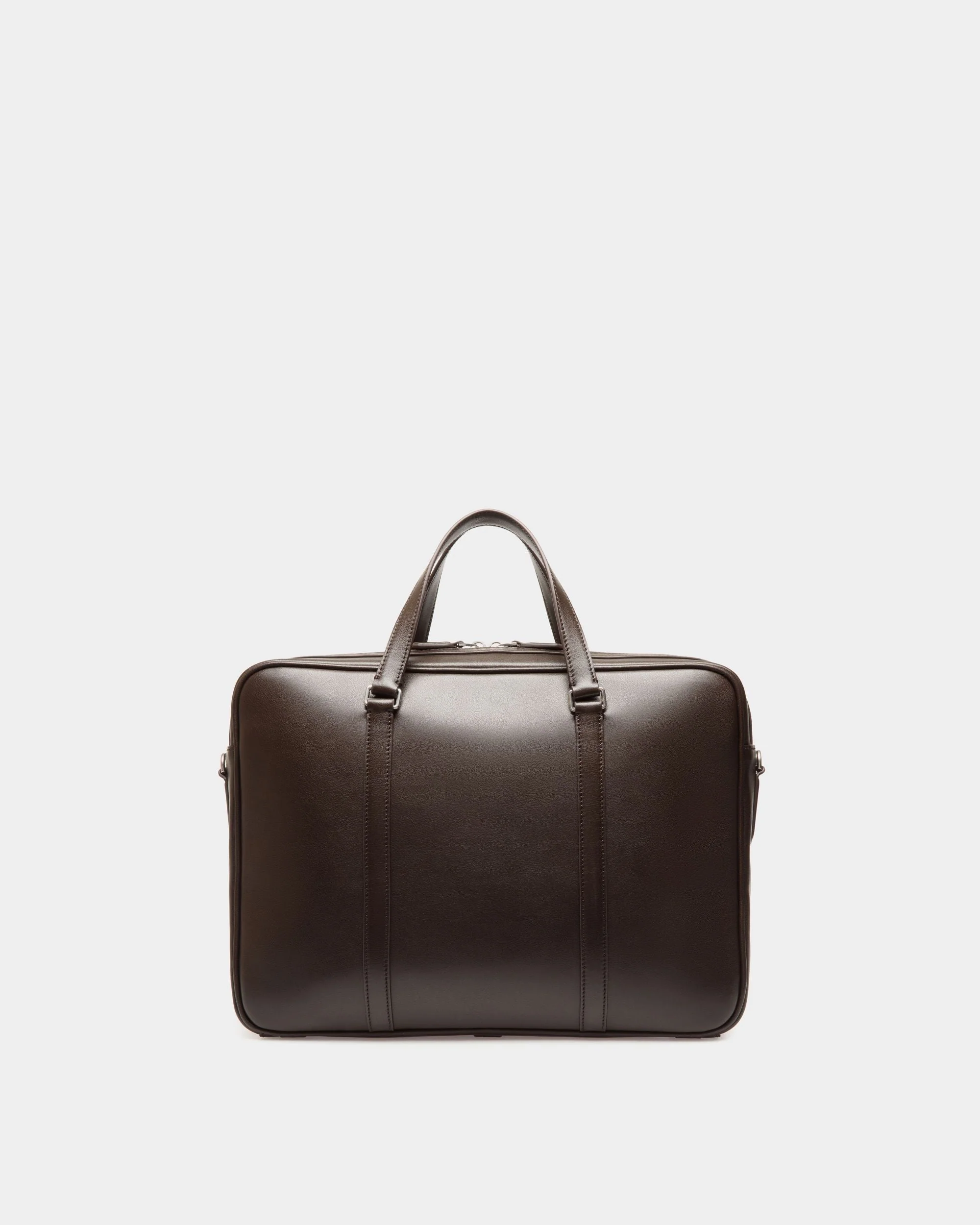Code Briefcase in Ebano Leather - Image 3