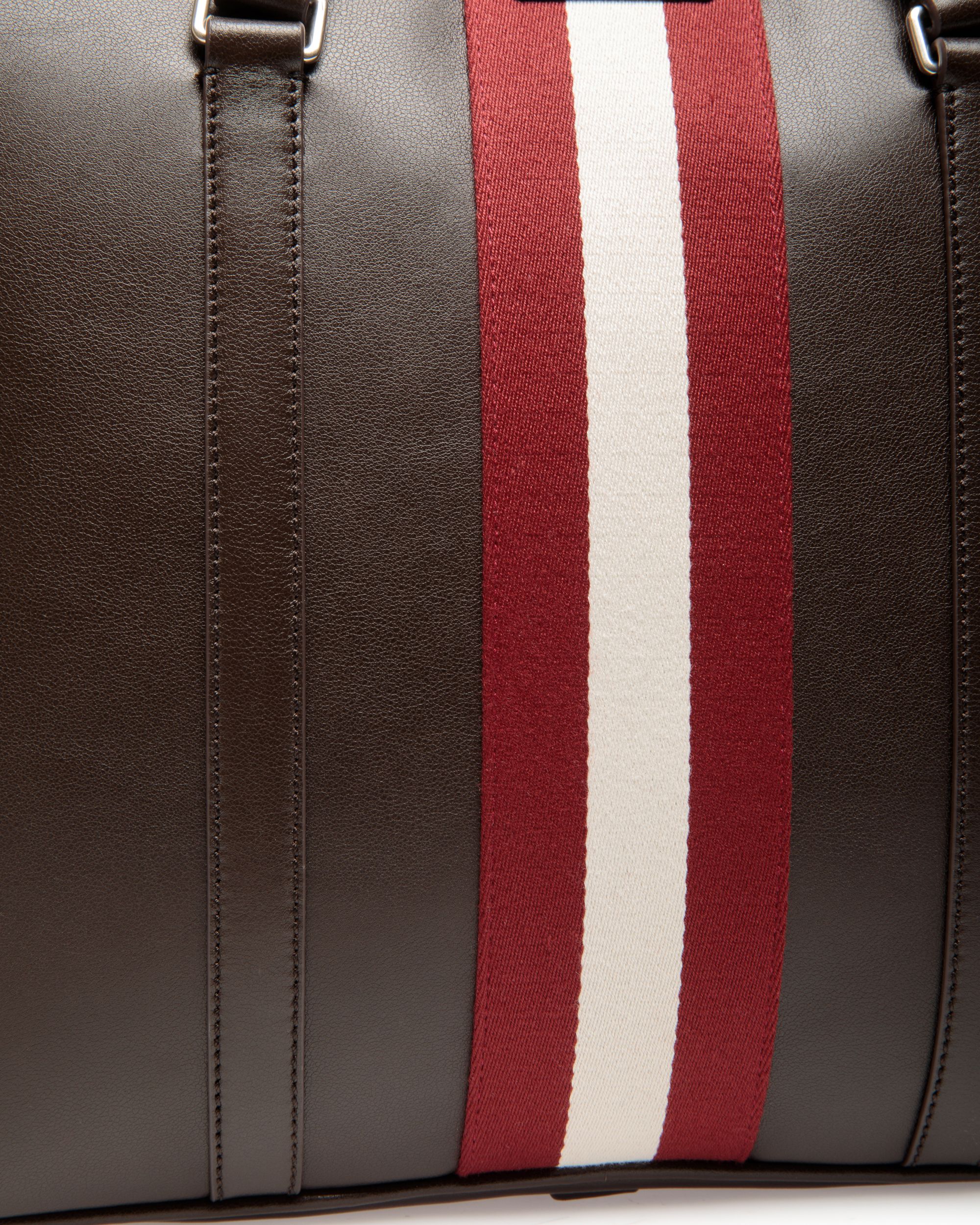 Code Briefcase in Ebano Leather - Image 5