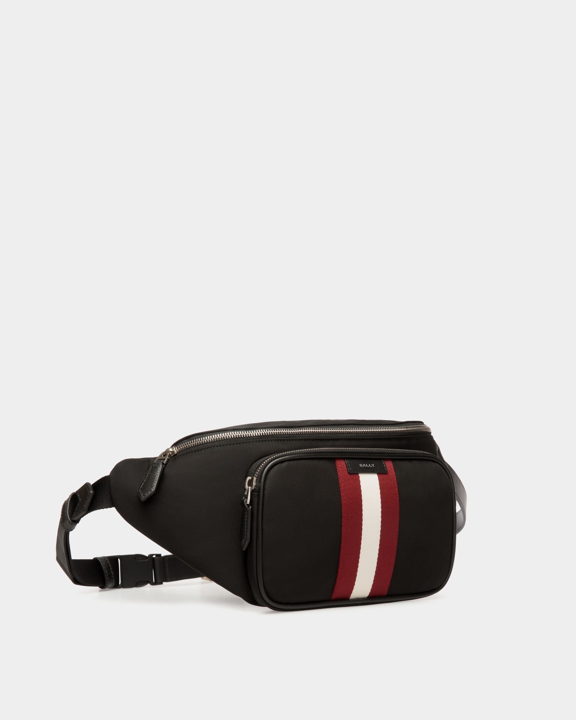 Code Bum Bag in Black Nylon - Image 4