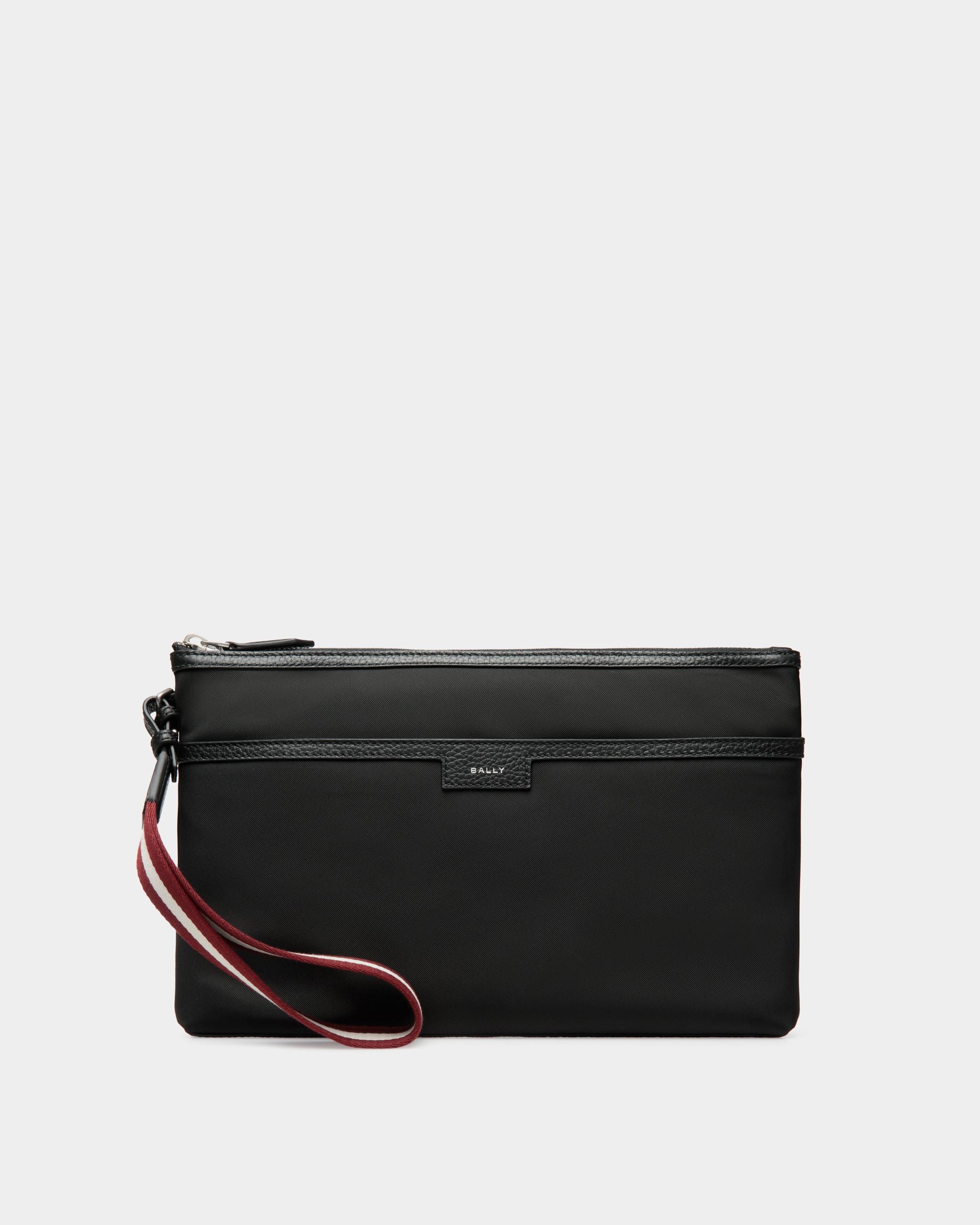 Code Pouch In Black Nylon