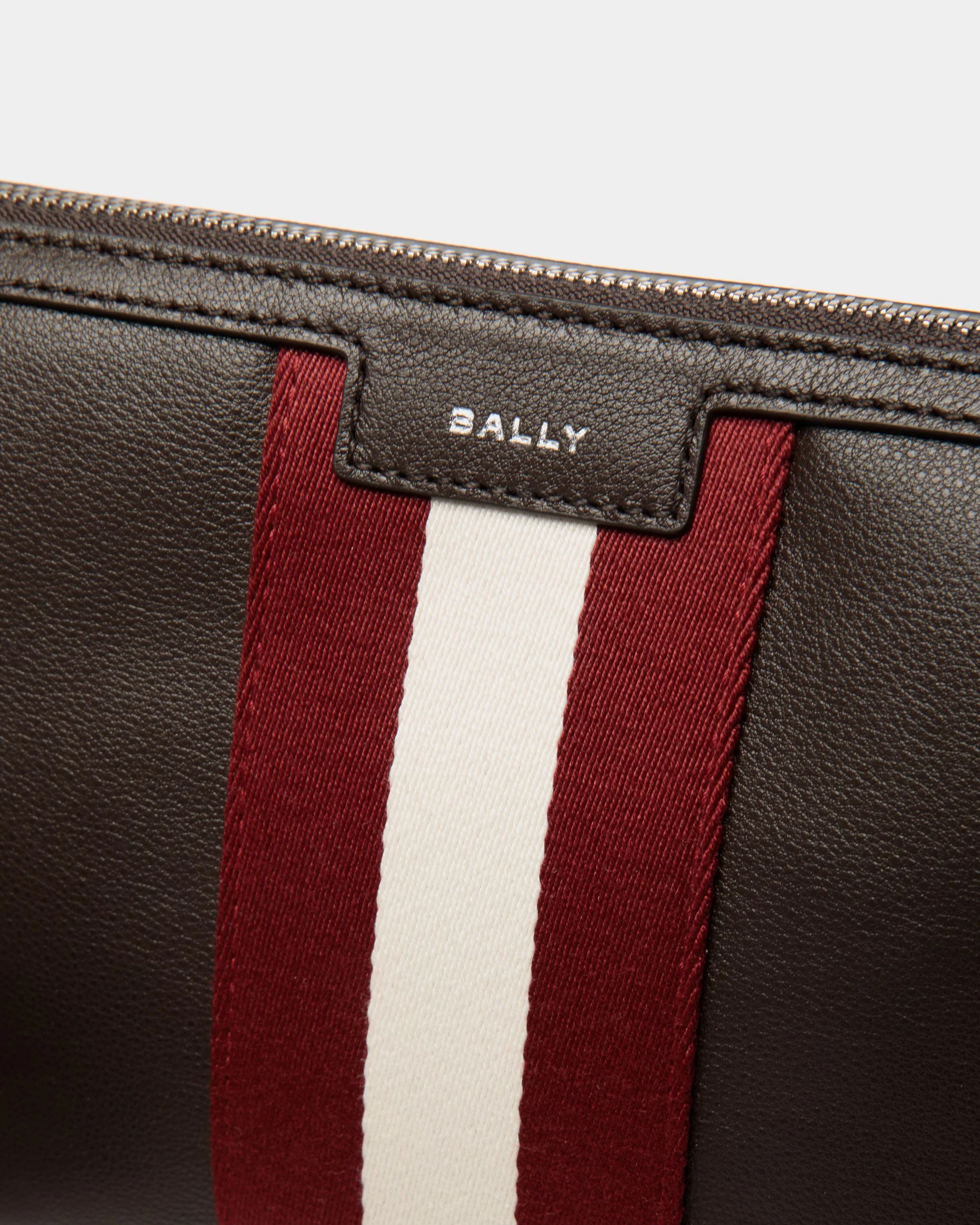 Code Pouch in Ebano Leather - Image 6