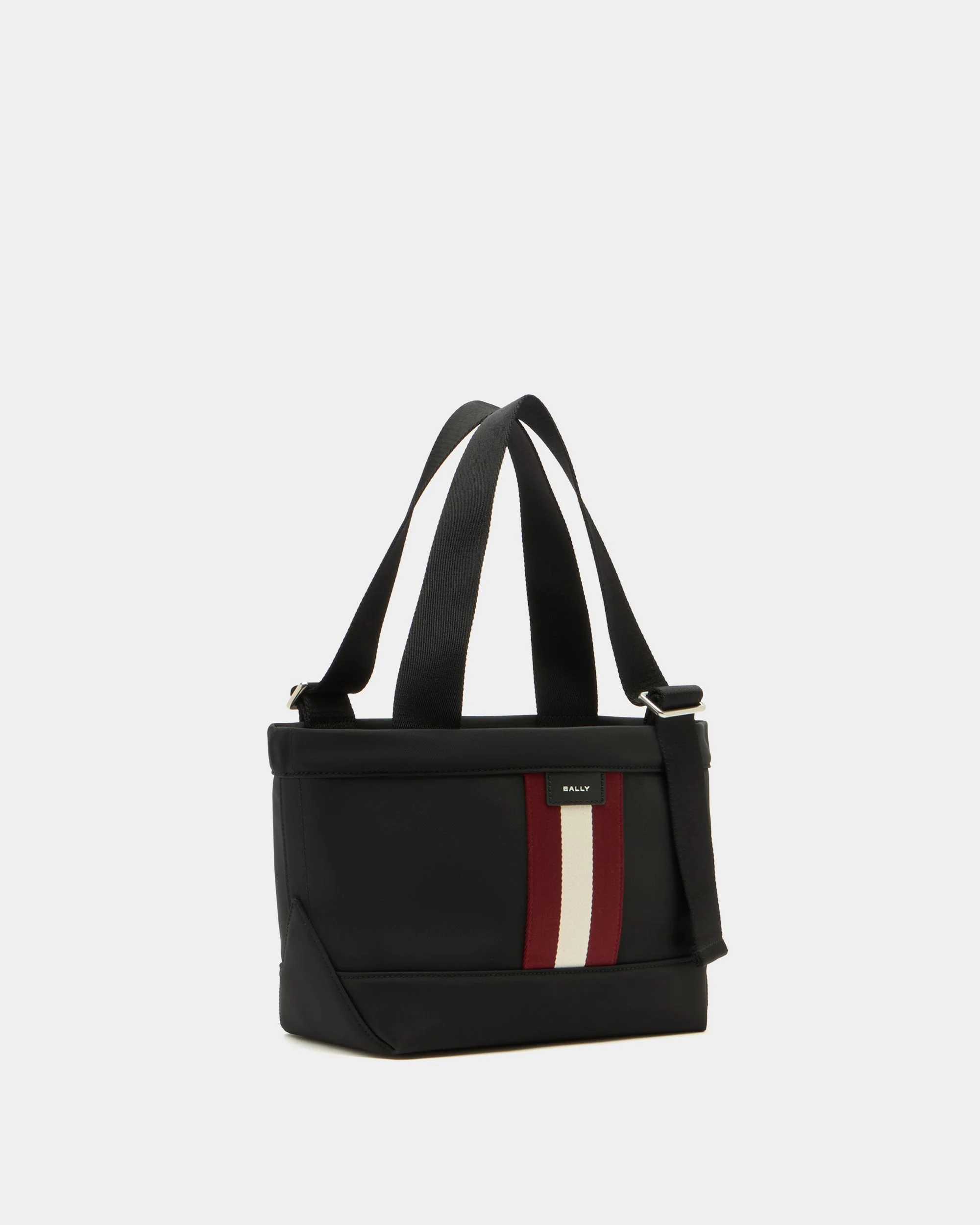 Code Tote Bag in Black Nylon - Image 3