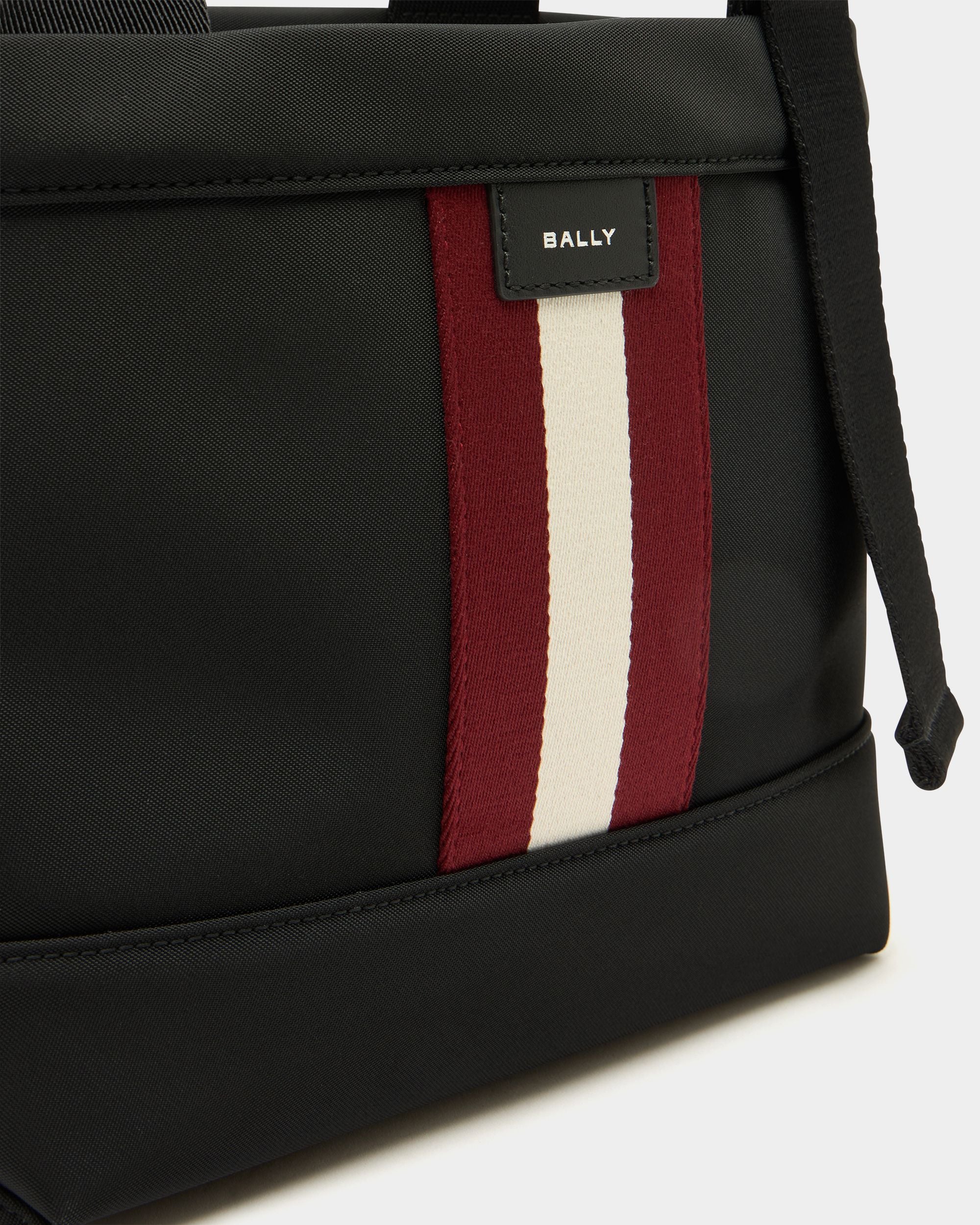 Code Tote Bag in Black Nylon - Image 5