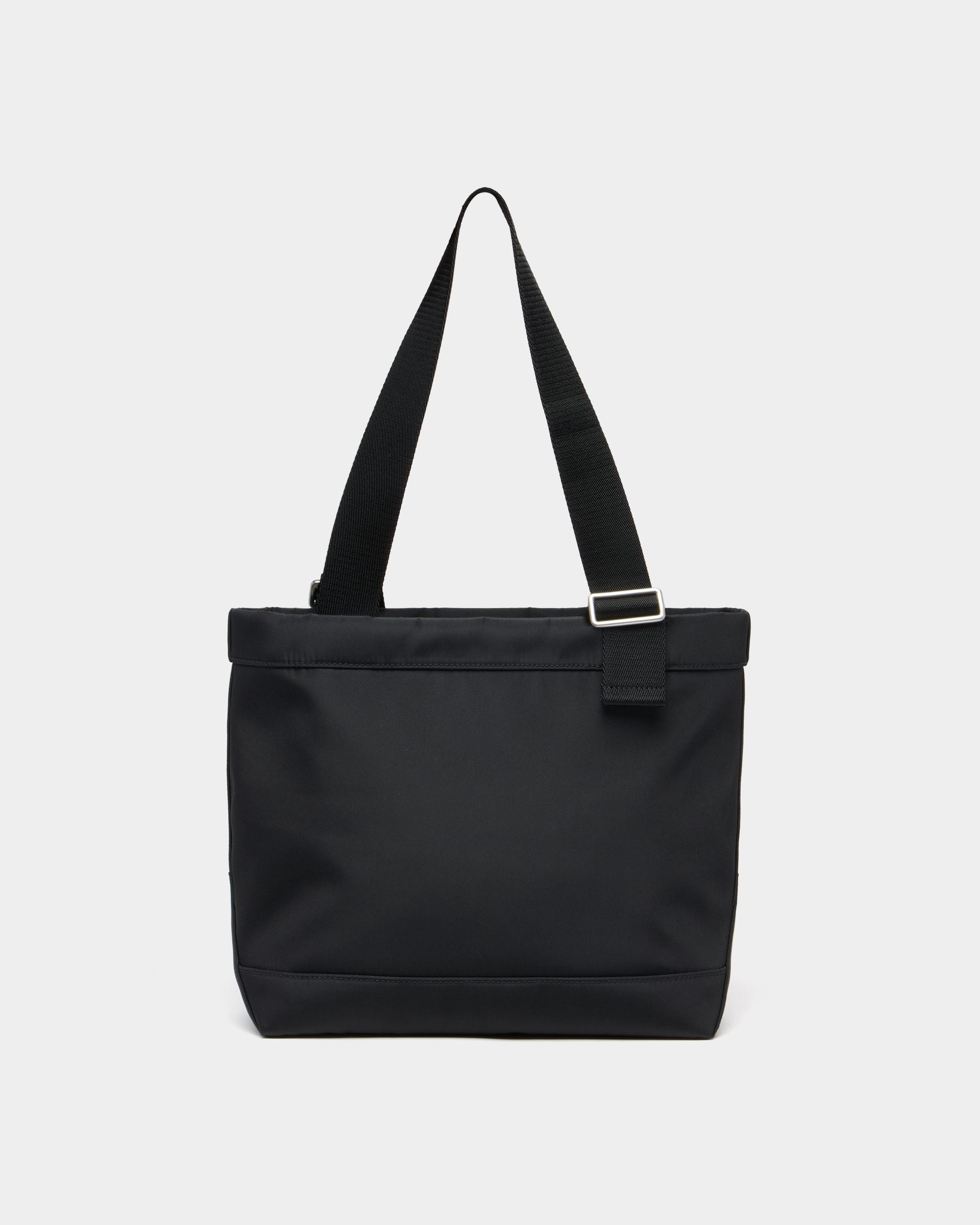 Code Tote Bag in Black Nylon - Image 3