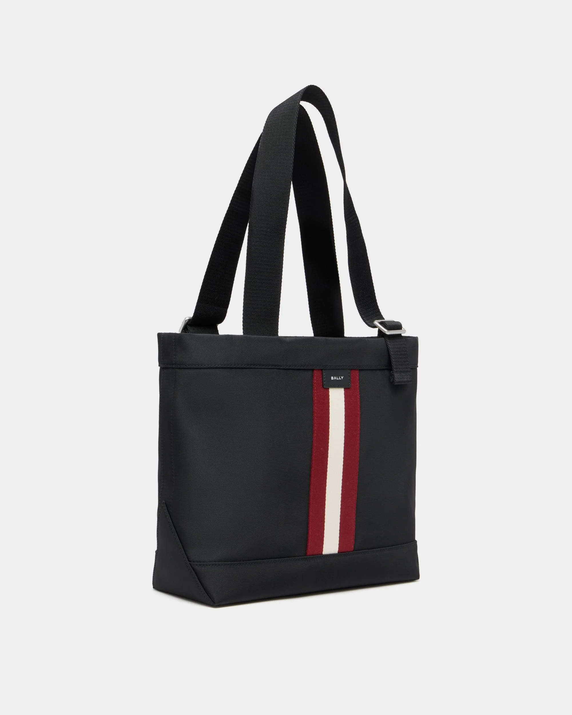 Code Tote Bag in Black Nylon - Image 4