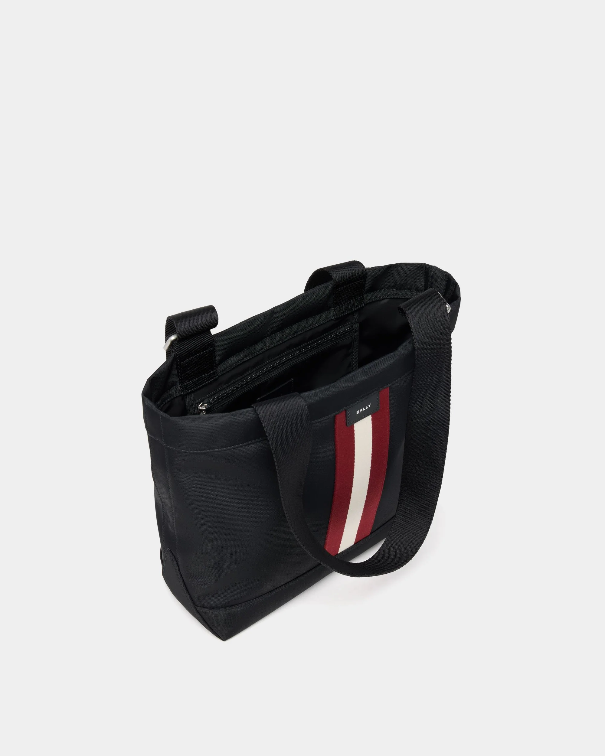 Code Tote Bag in Black Nylon - Image 5