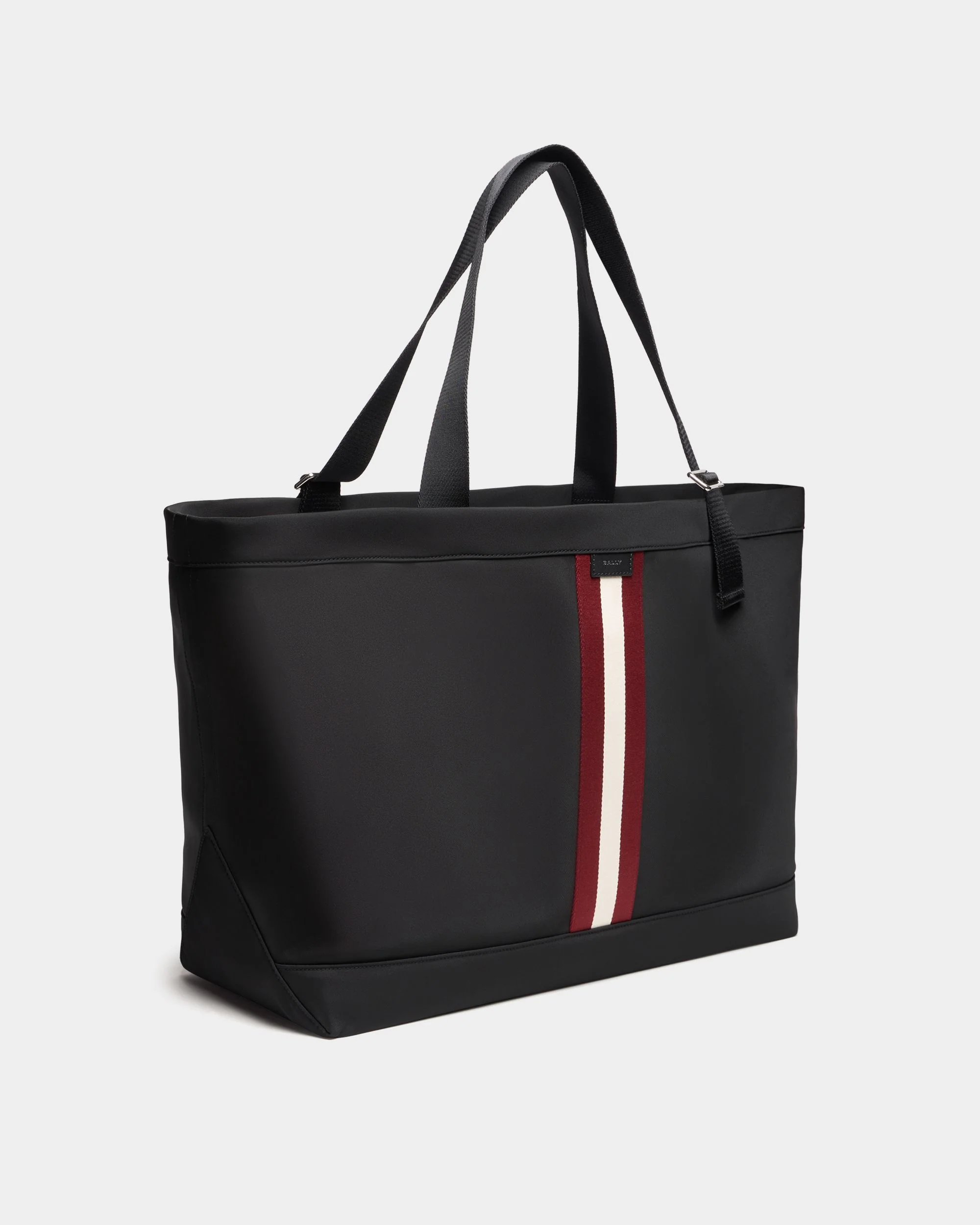 Code Tote Bag in Black Nylon - Image 3