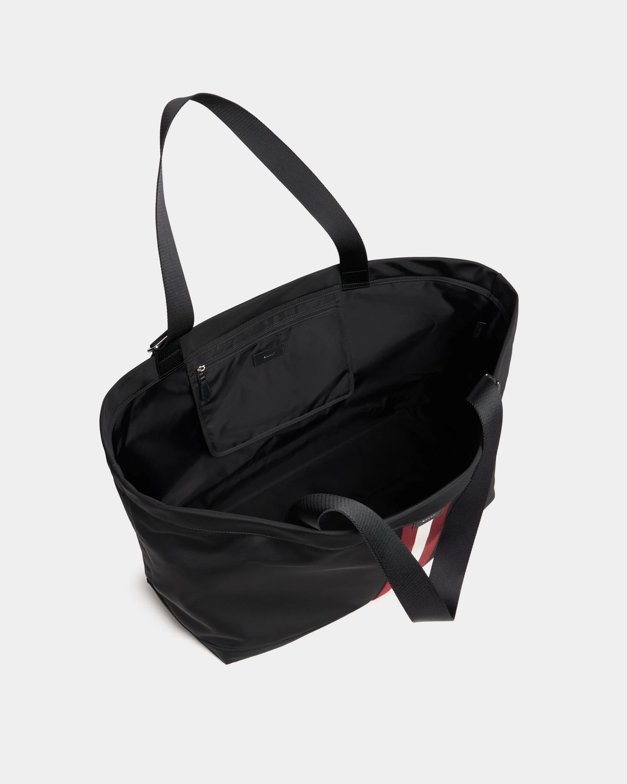 Code Tote Bag in Black Nylon - Image 4