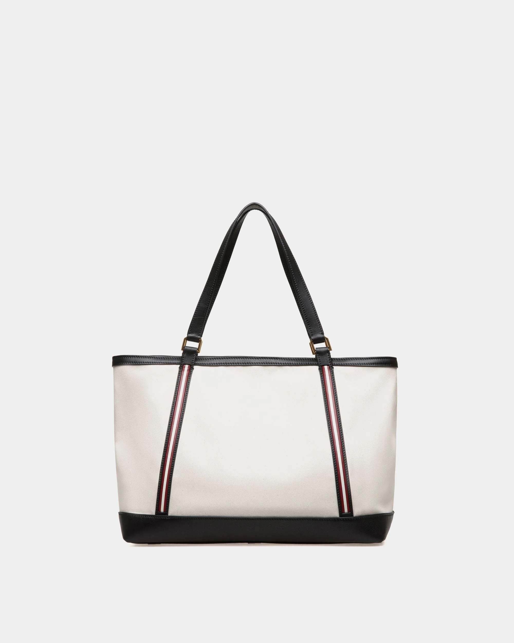 Code Tote Bag In White Fabric - Image 2