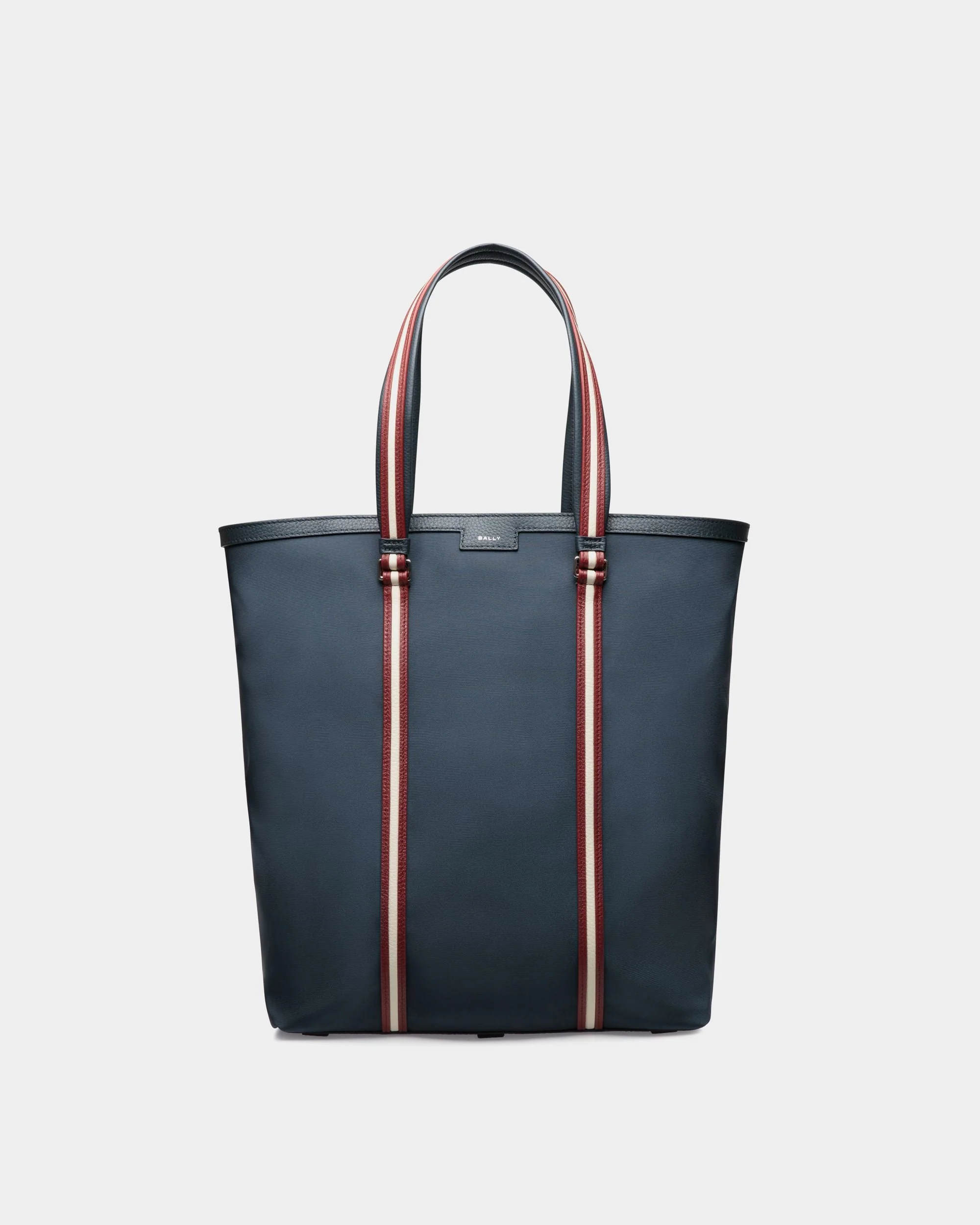 Code Tote In Navy Blue Nylon