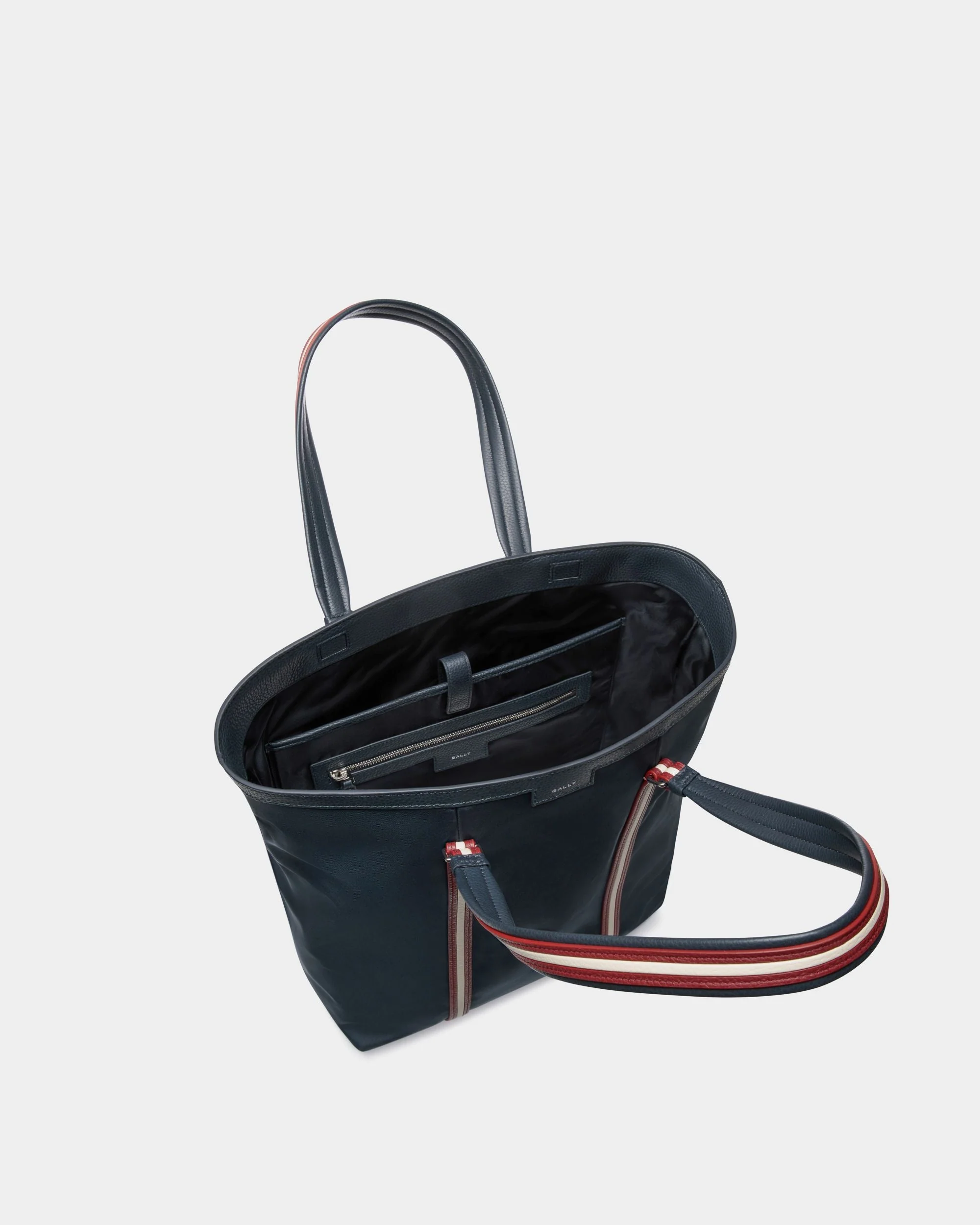 Code Tote In Navy Blue Nylon - Image 4
