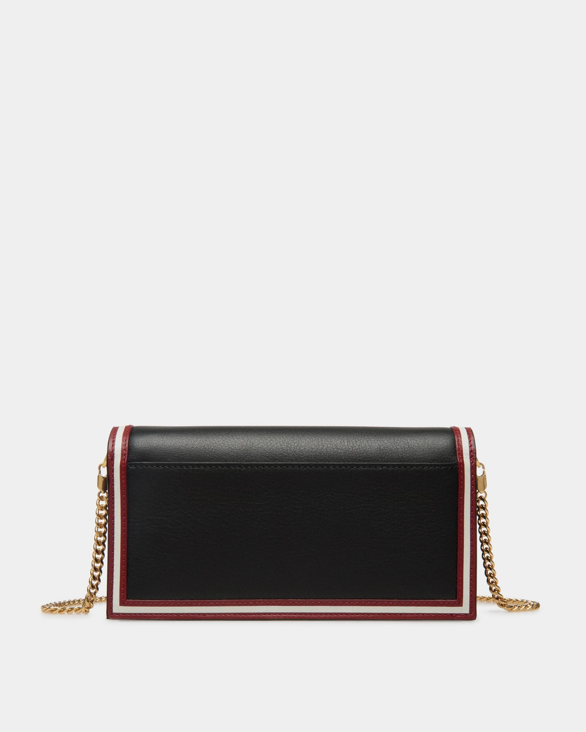 Code Wallet on a Chain in Black Leather - Image 2