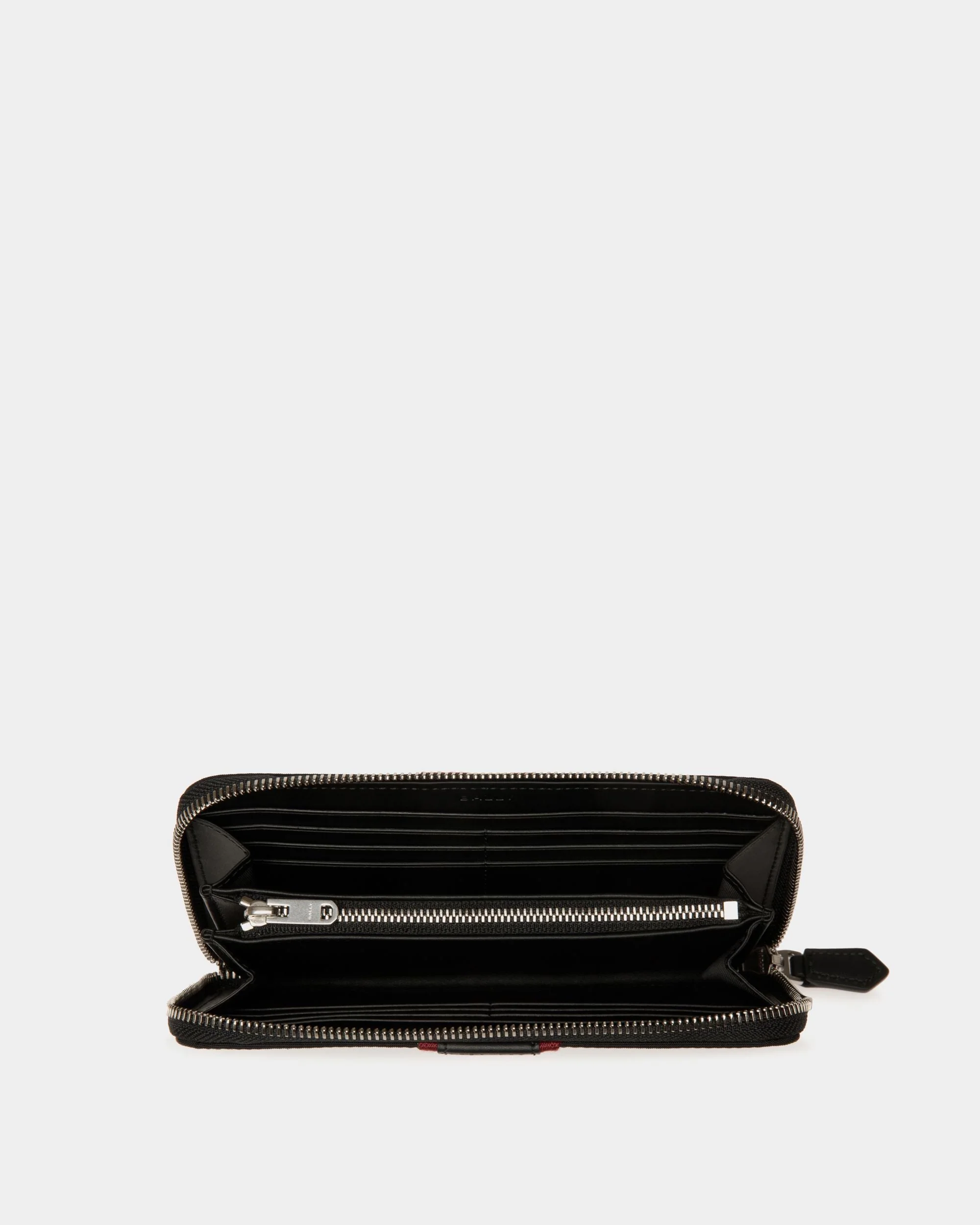 Code Zip Around Wallet in Black Nylon - Image 3