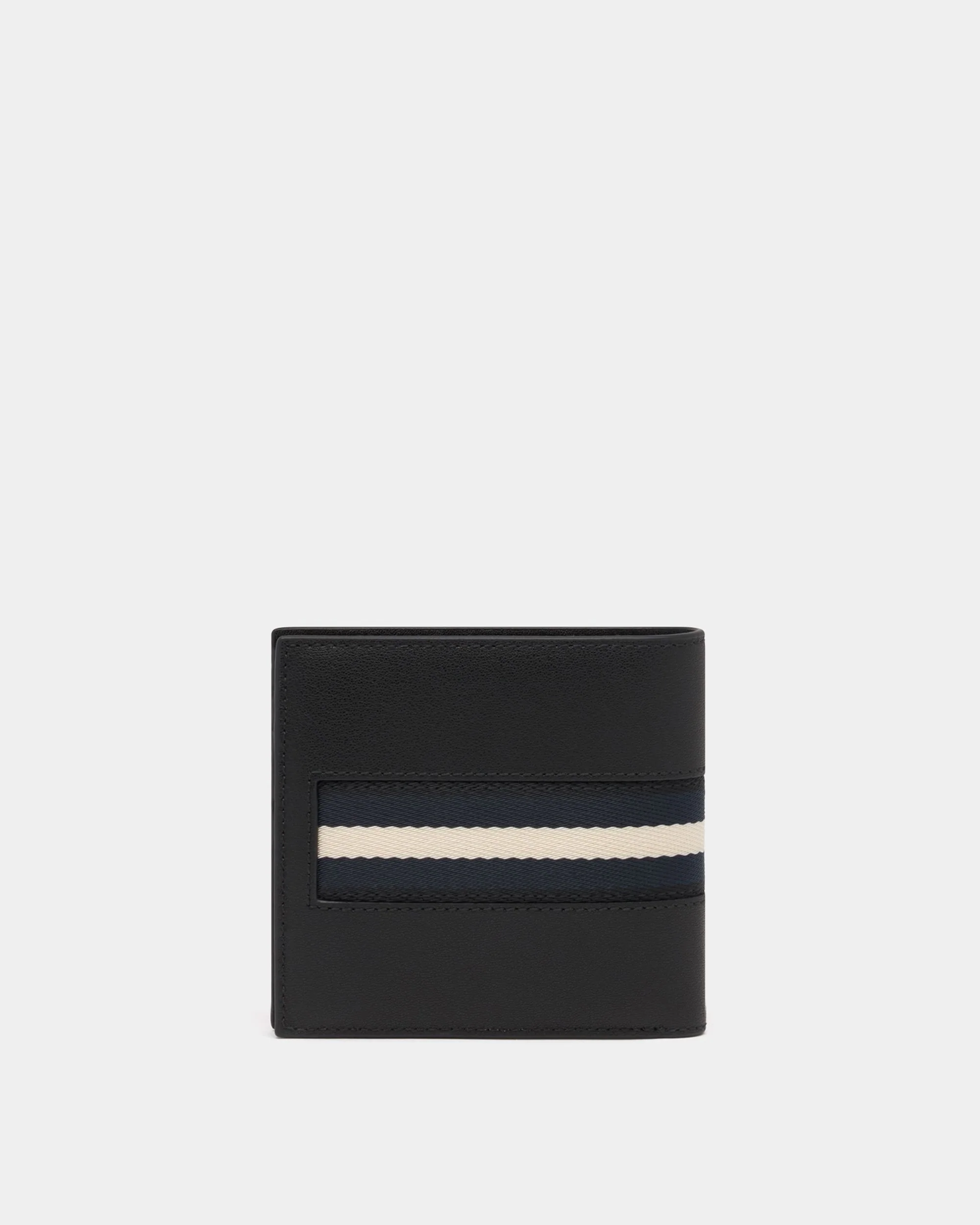 Coin Wallet in Black Leather With a Bally Ribbon - Image 2