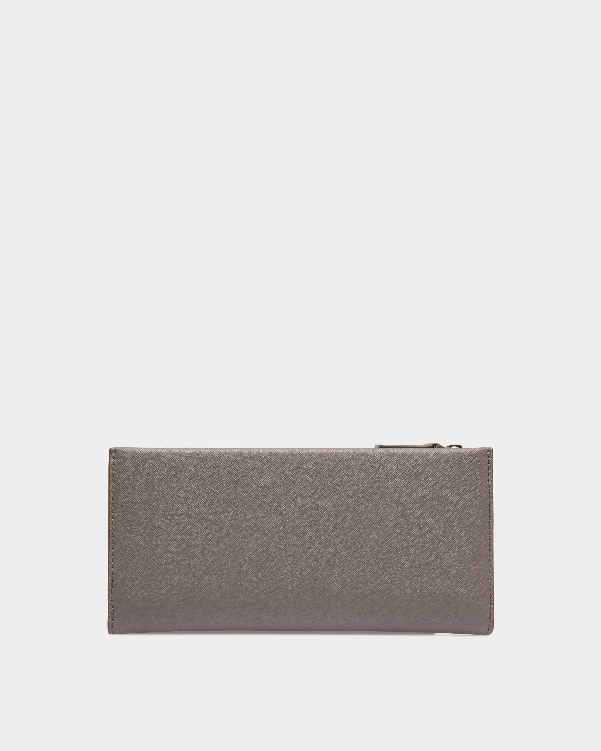 Continental Wallet in Beige Embossed Leather - Image 2