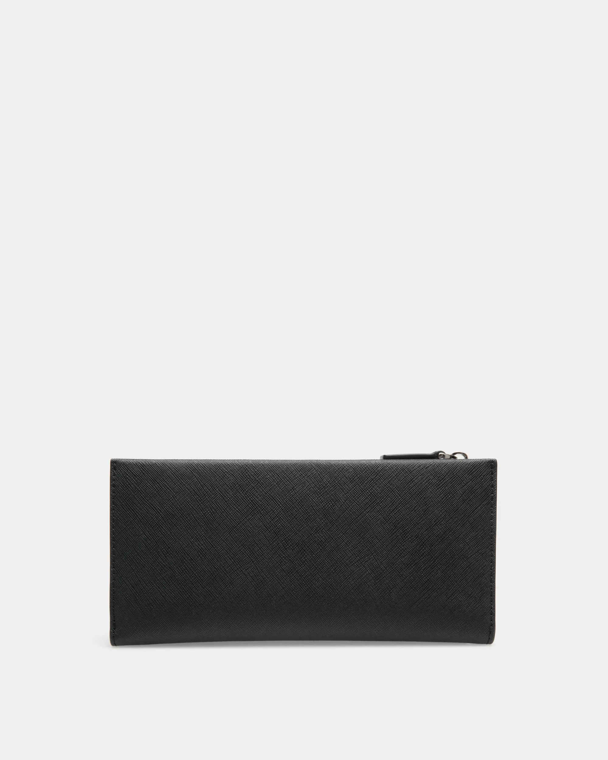 Continental Wallet in Black Embossed Leather - Image 2