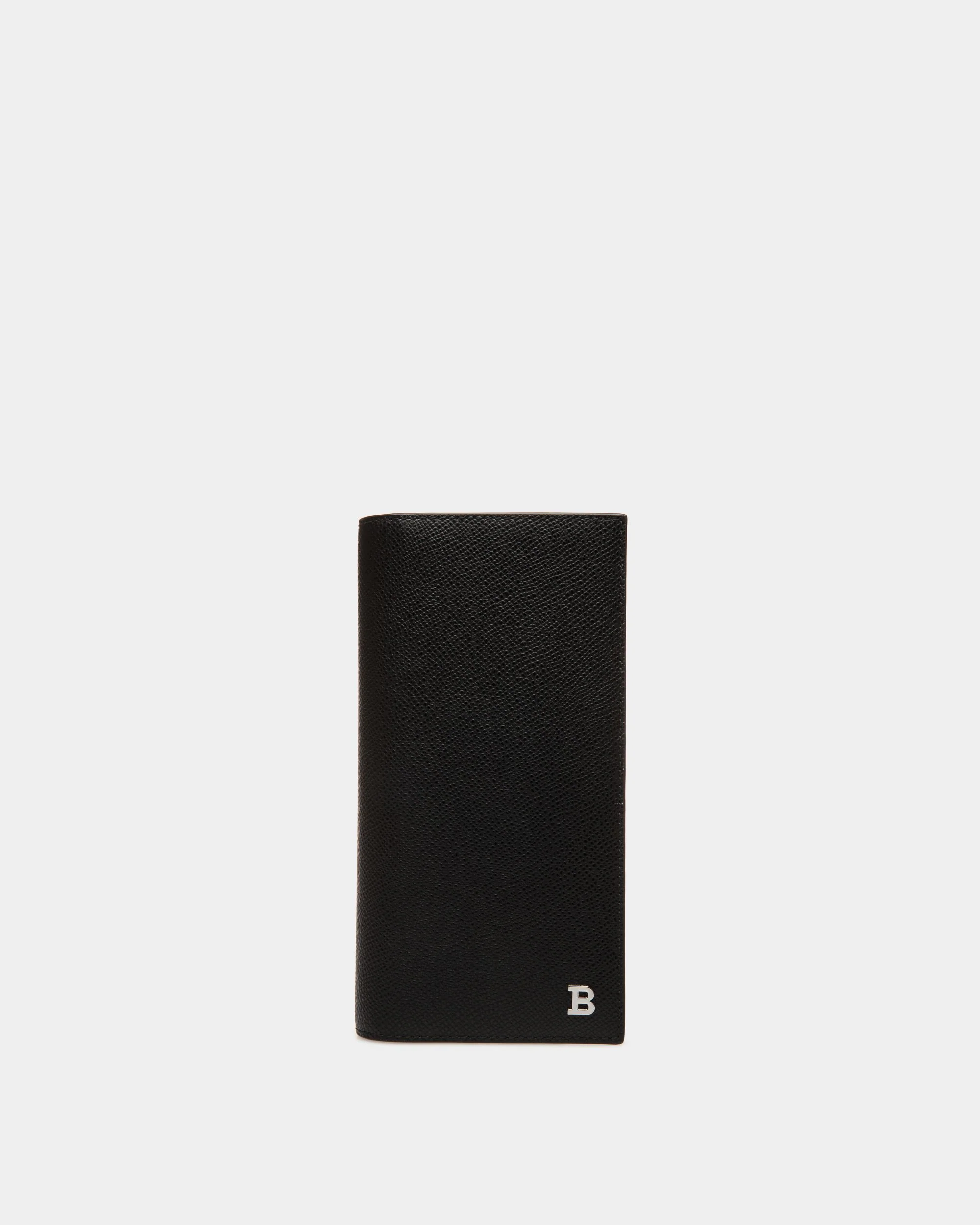 Continental Wallet in Black Embossed Leather