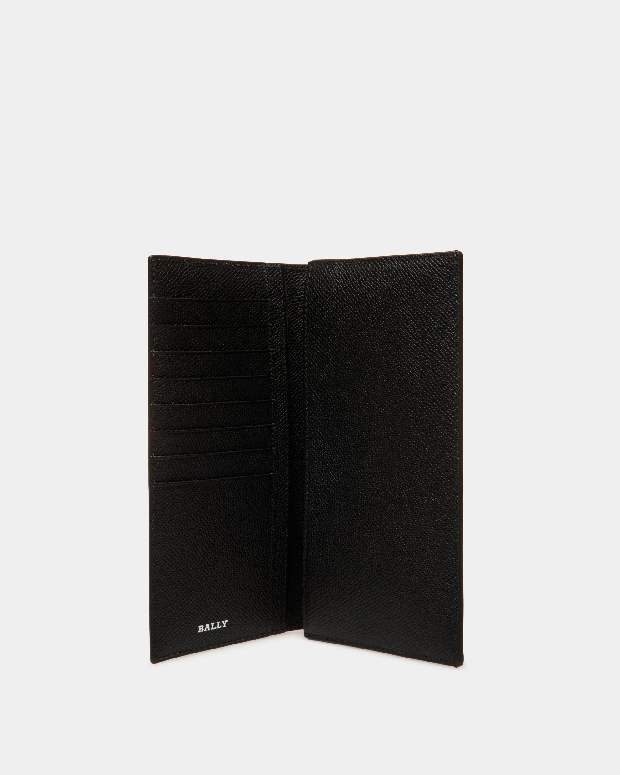 Continental Wallet in Black Embossed Leather - Image 3