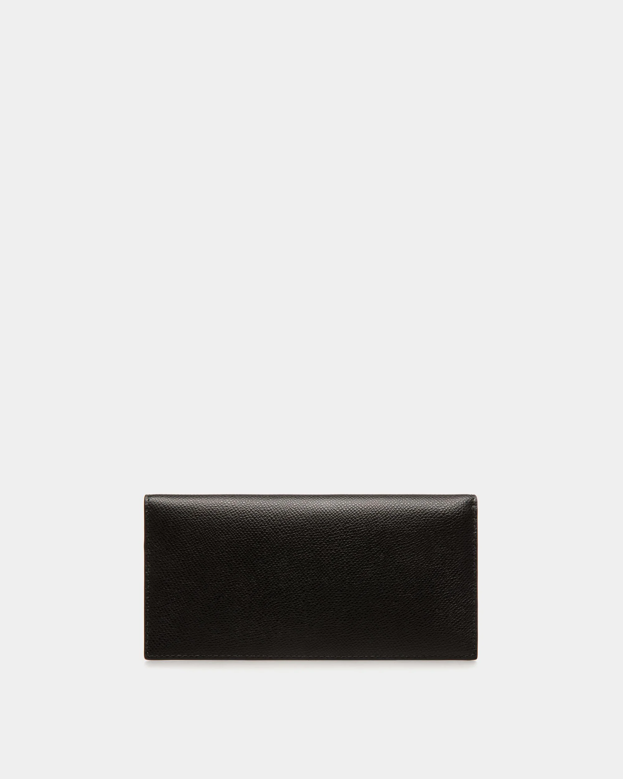Continental Wallet in Black Embossed Leather - Image 2