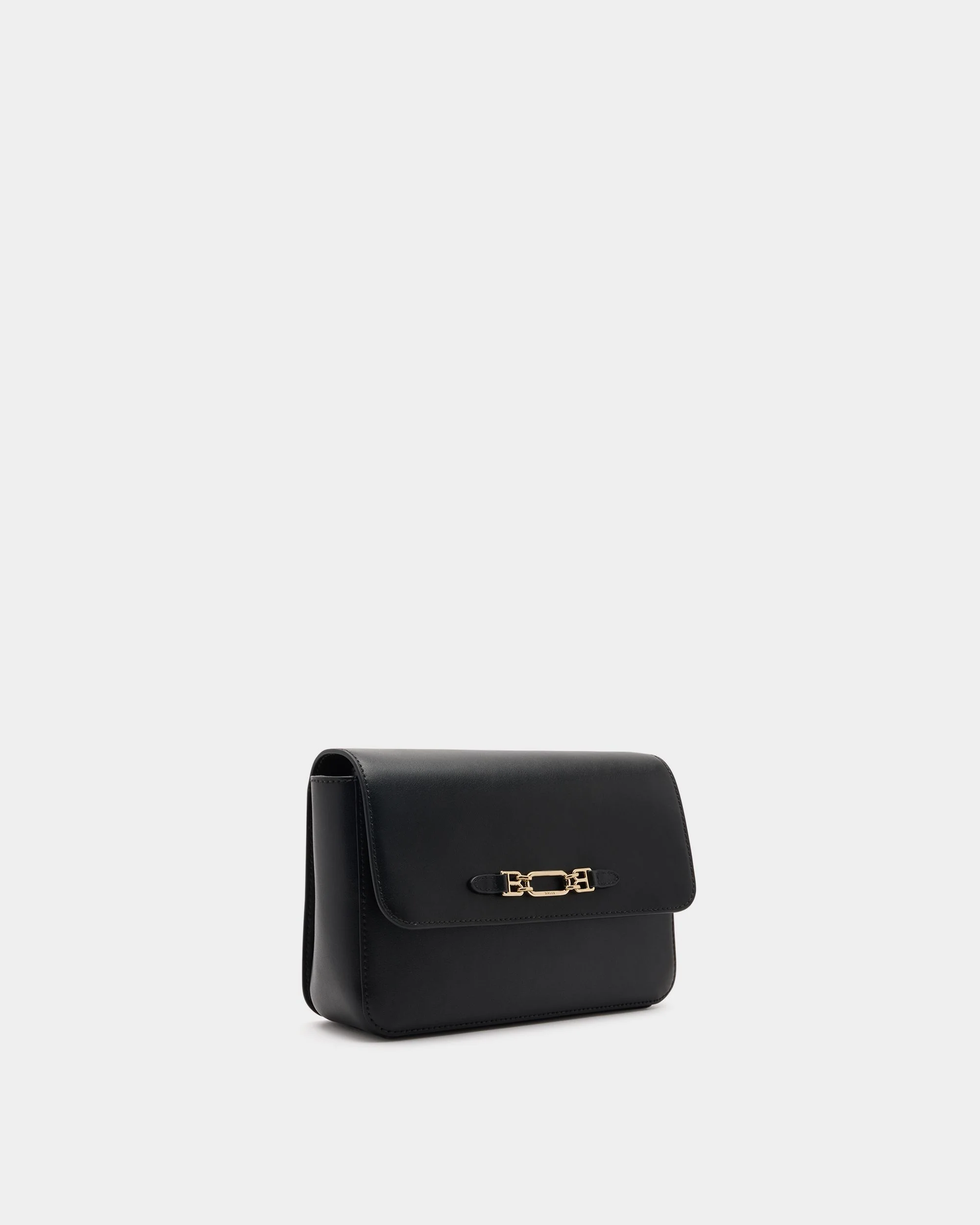 Crossbody Bag In Black Leather - Image 4