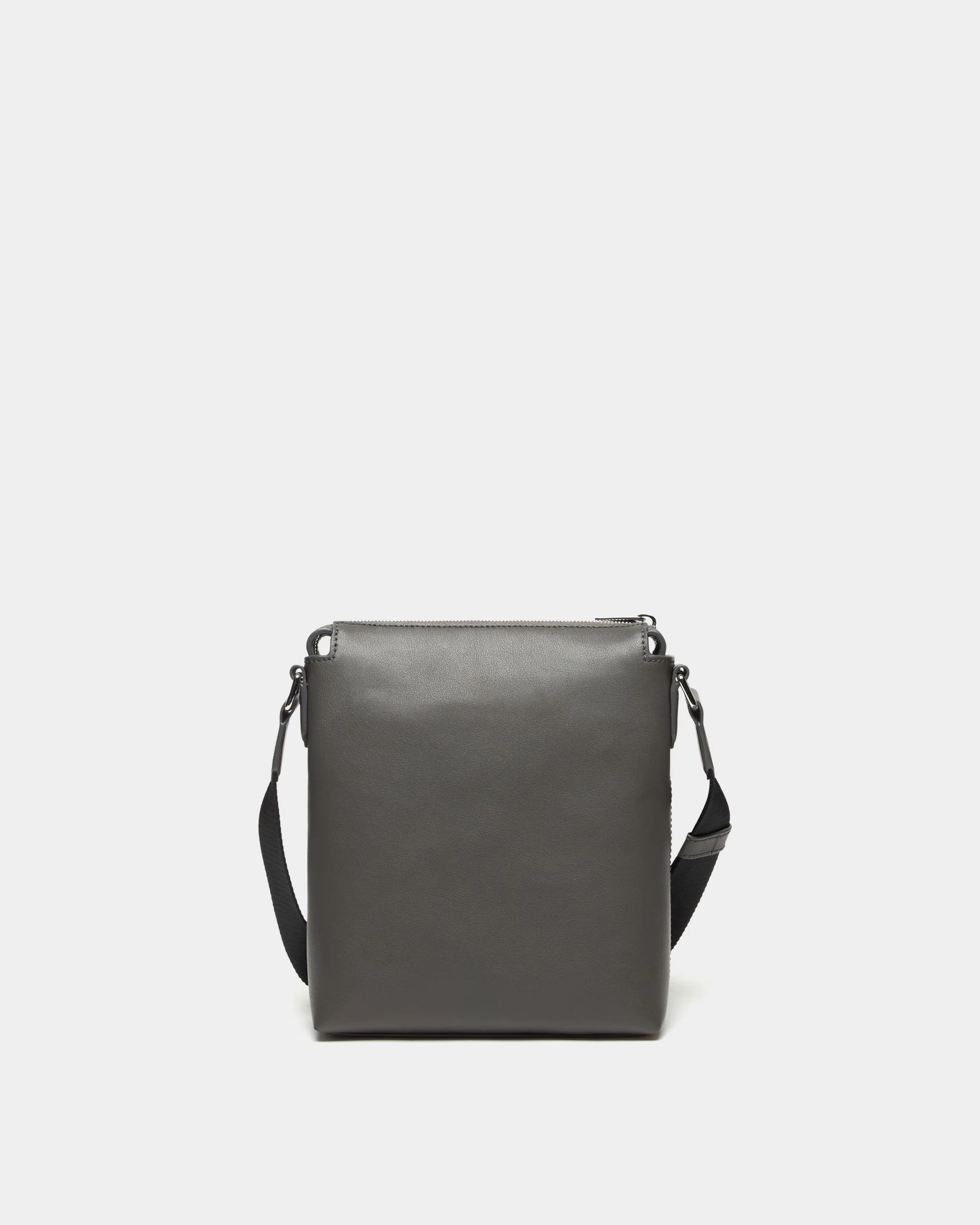 Crossbody In Grey Leather - Image 2