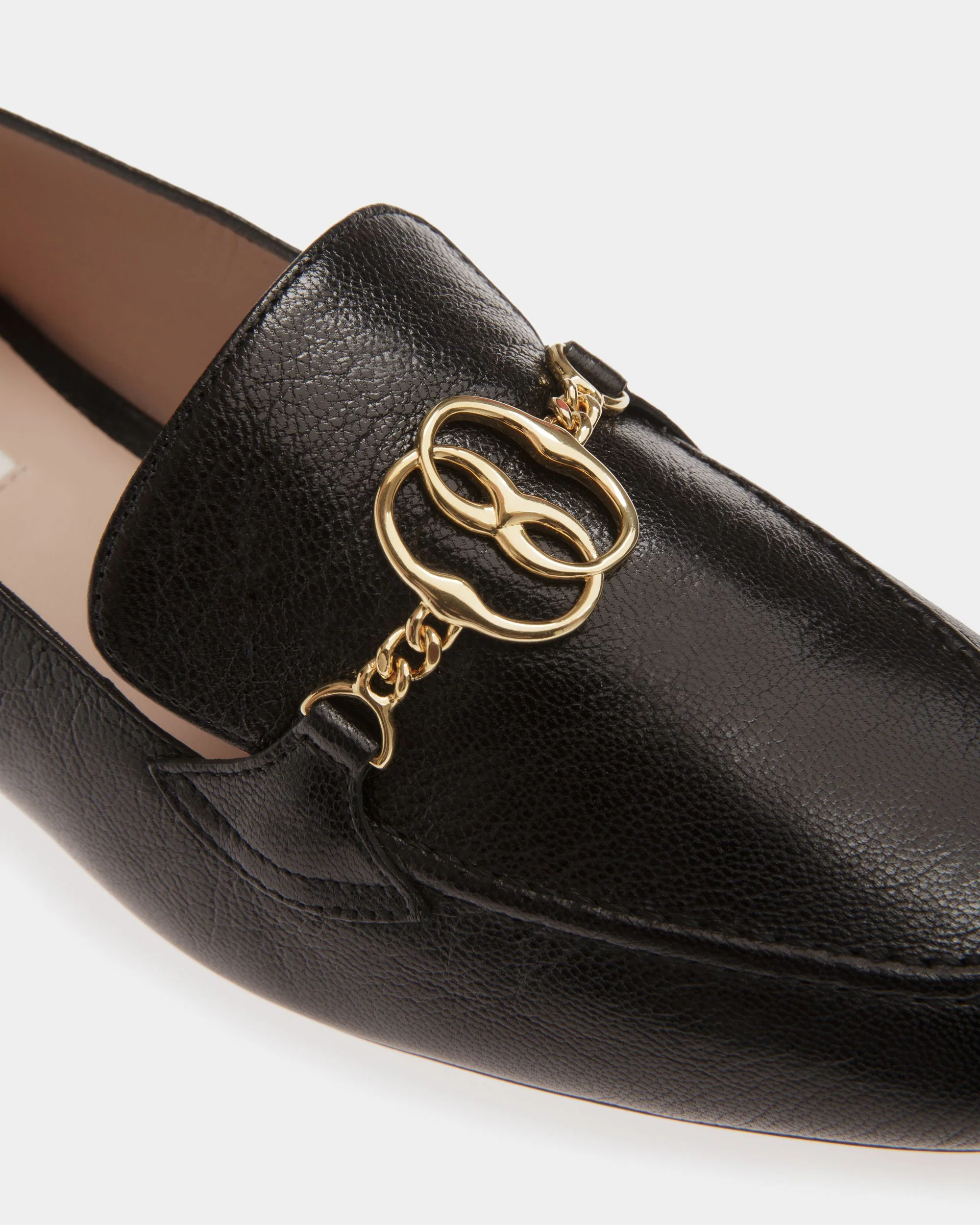 Daily Emblem Loafers In Black Leather - Image 4