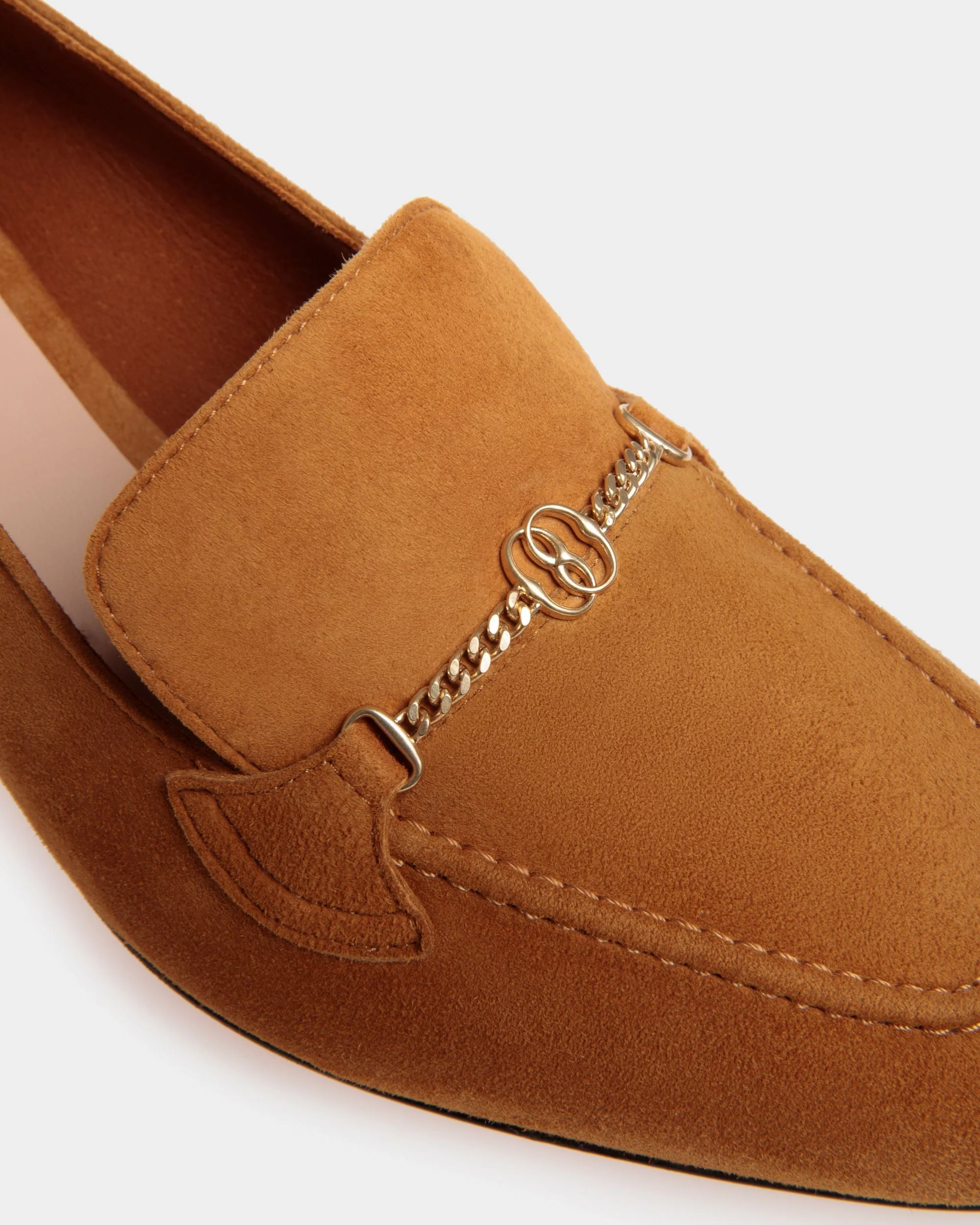 Daily Emblem Pump in Brown Suede - Image 4