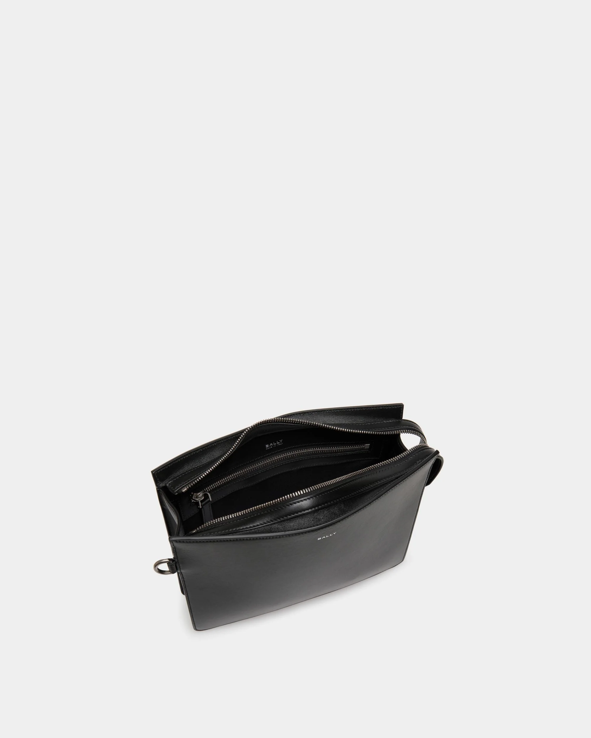 Deco Pouch in Black Leather - Image 4