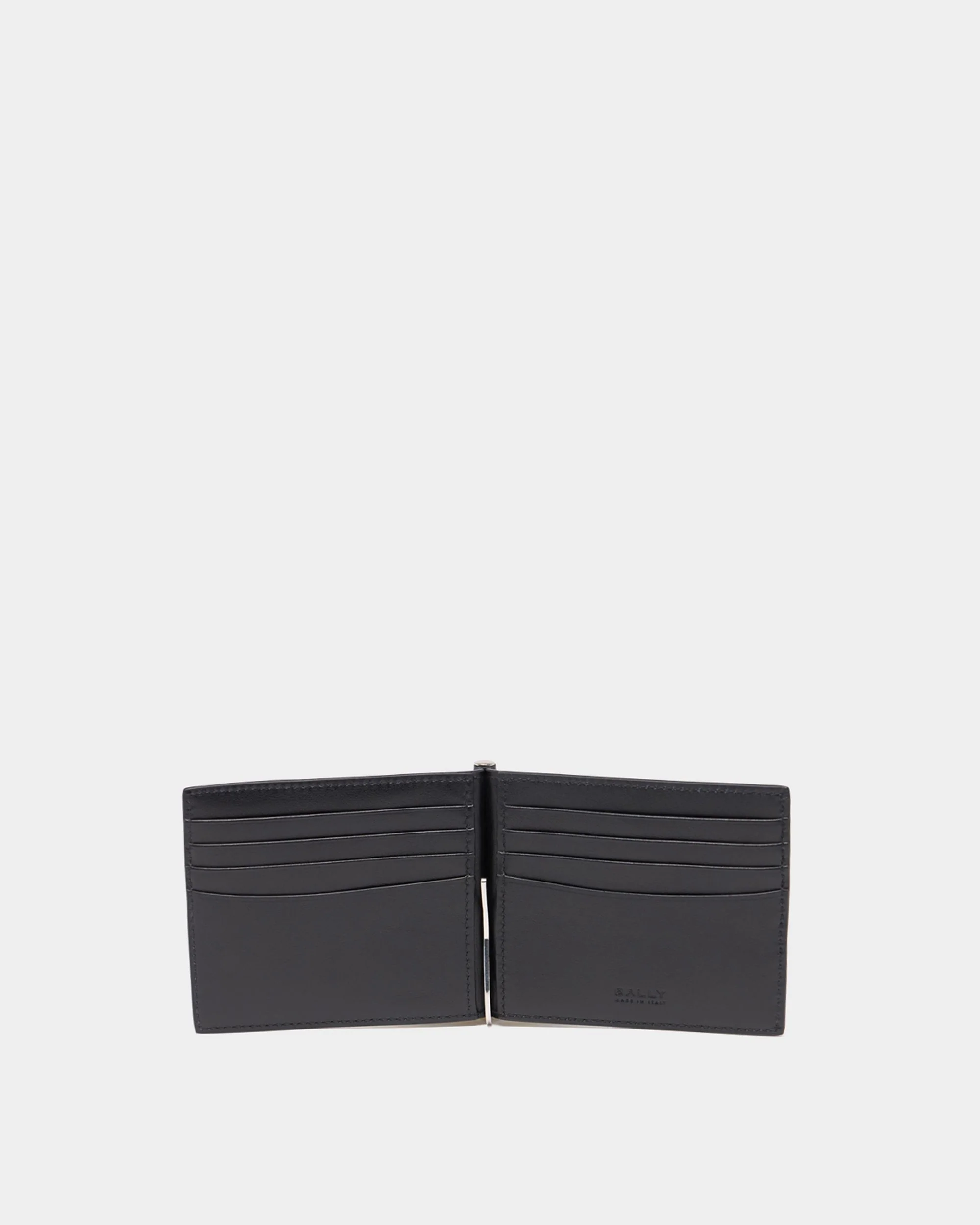 Deco Wallet in Black Leather - Image 3