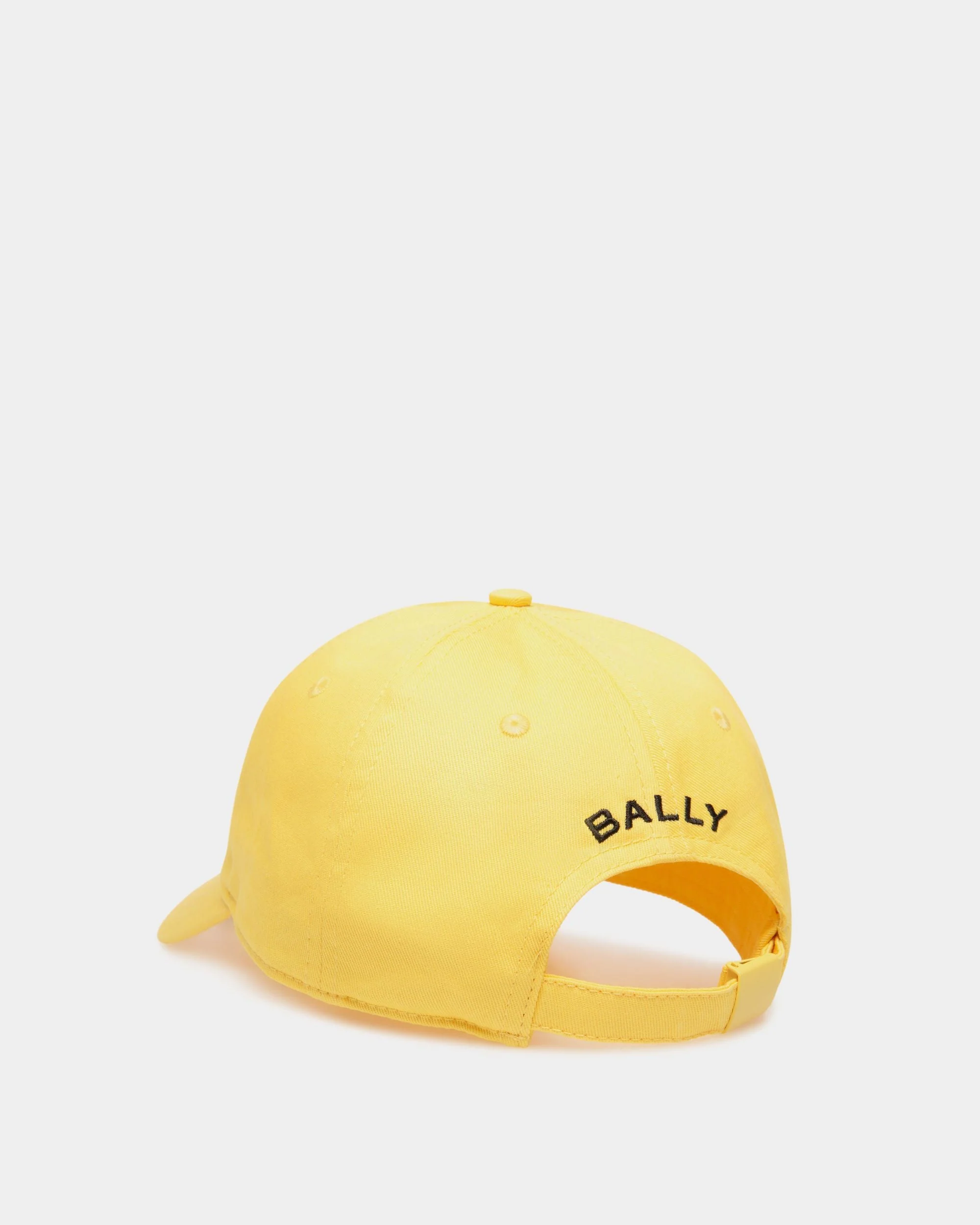 DJ Leo Mas x Bally Baseball Hat in Yellow Cotton - Image 3