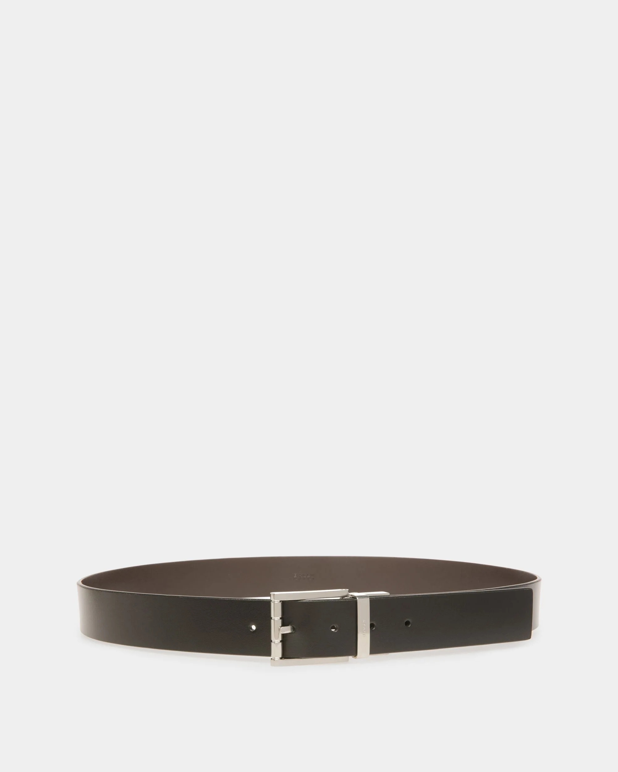 Dress Belt In Black Leather