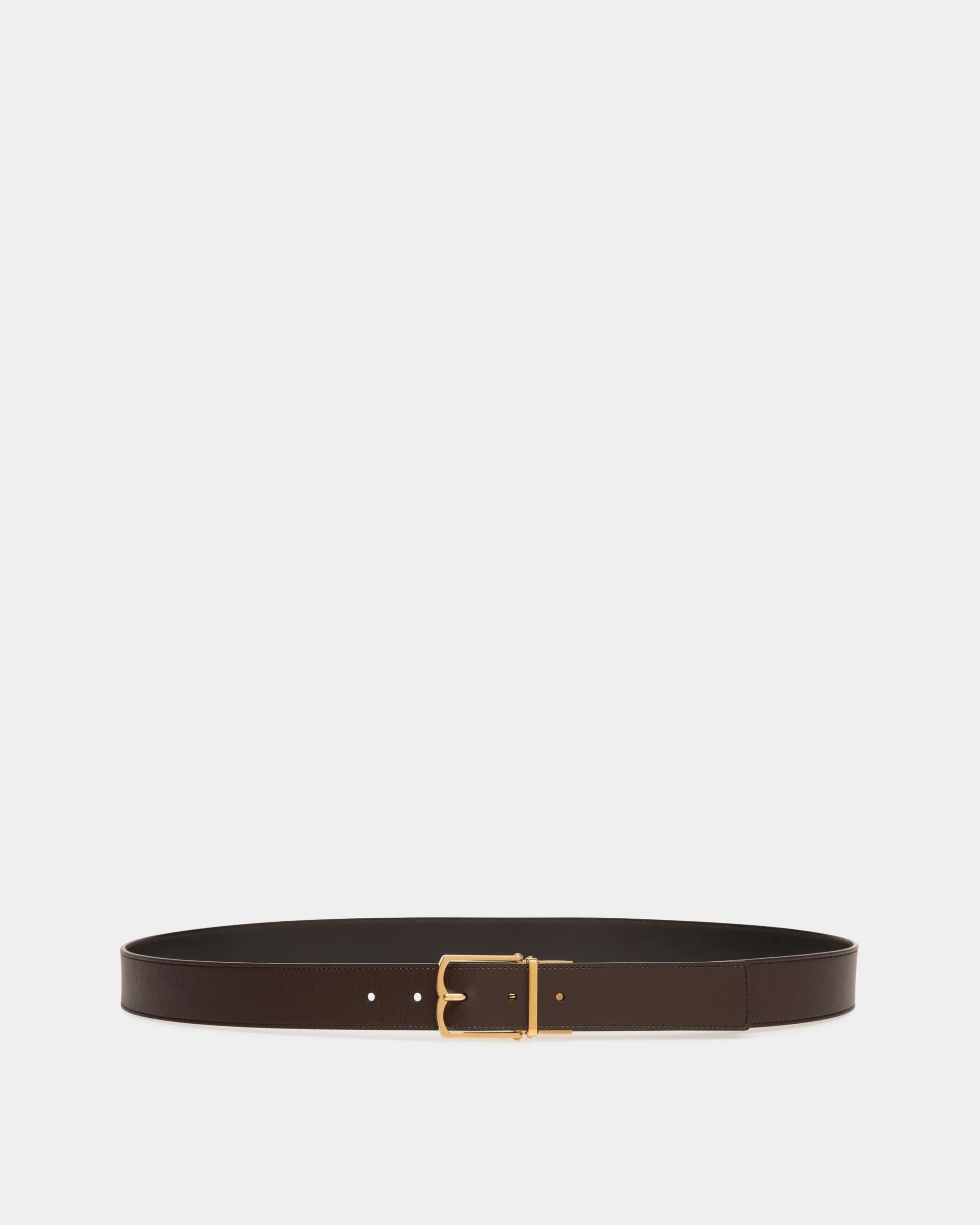 Dress Belt In Brown And Black Leather