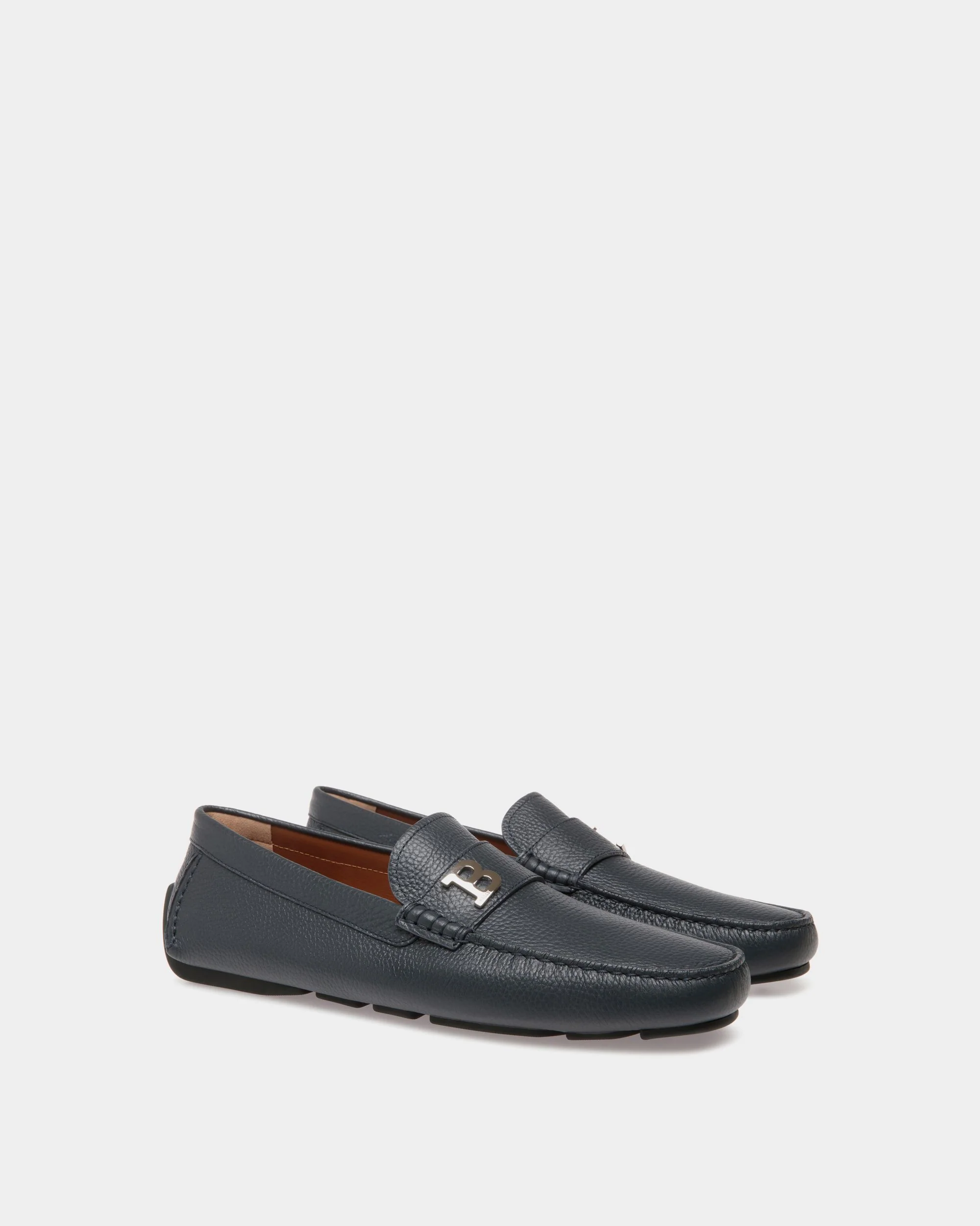 Driver in Blue Grained Leather - Image 2