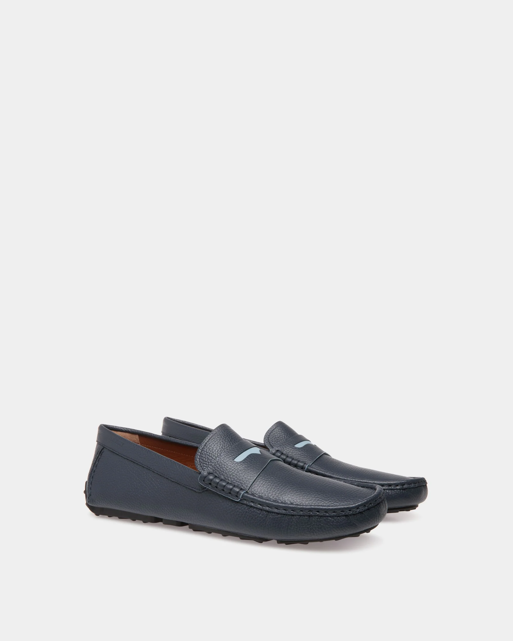Driver in Blue Grained Leather - Image 2
