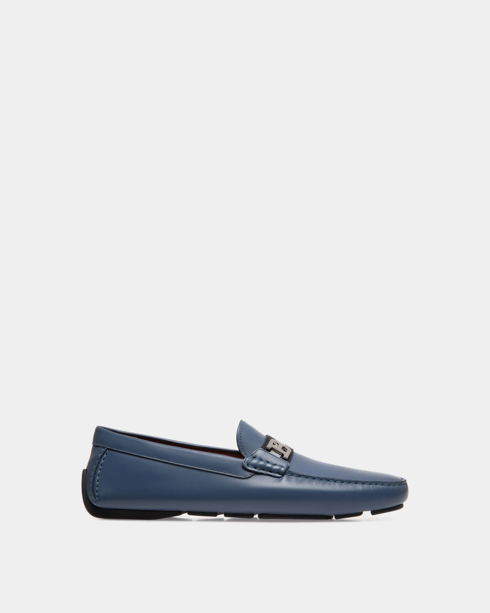 Driver In Blue Leather