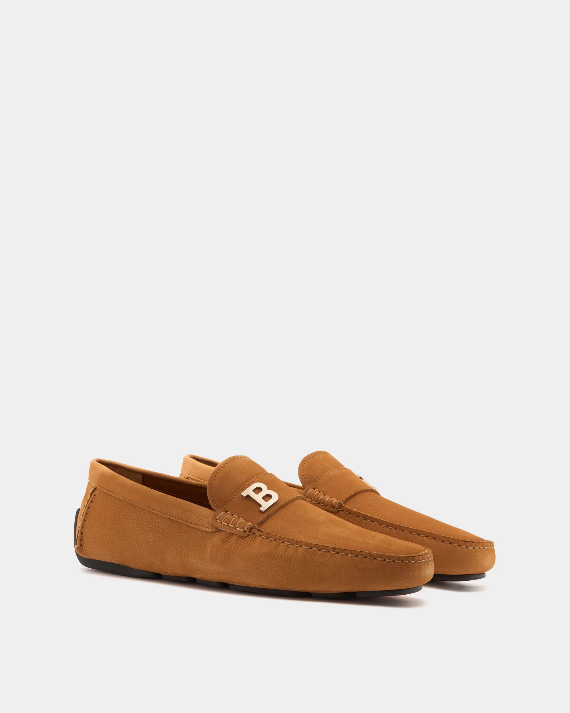 Drivers In Beige Leather - Image 3