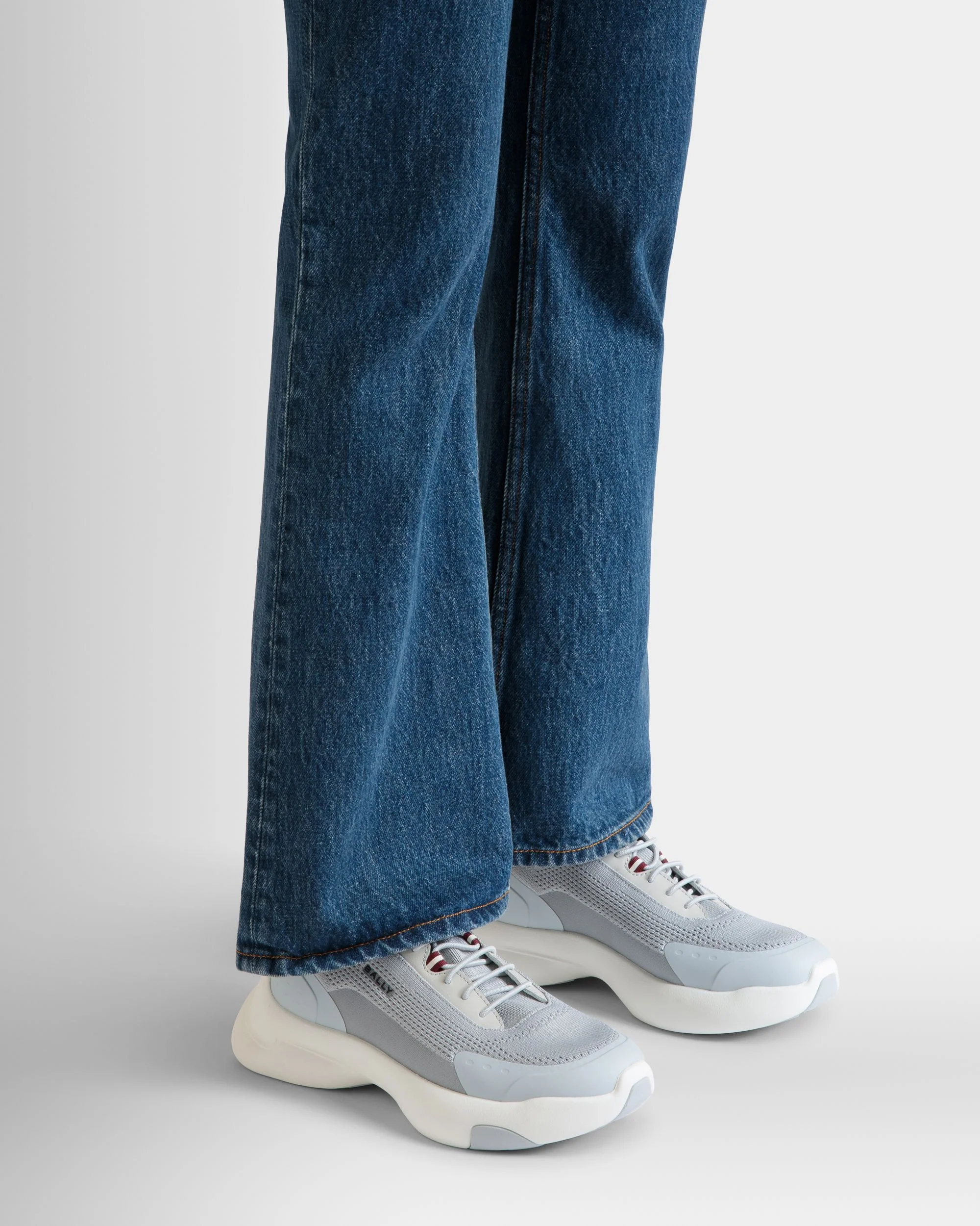 Dune Sneaker in Light Grey  Knit - Image 2