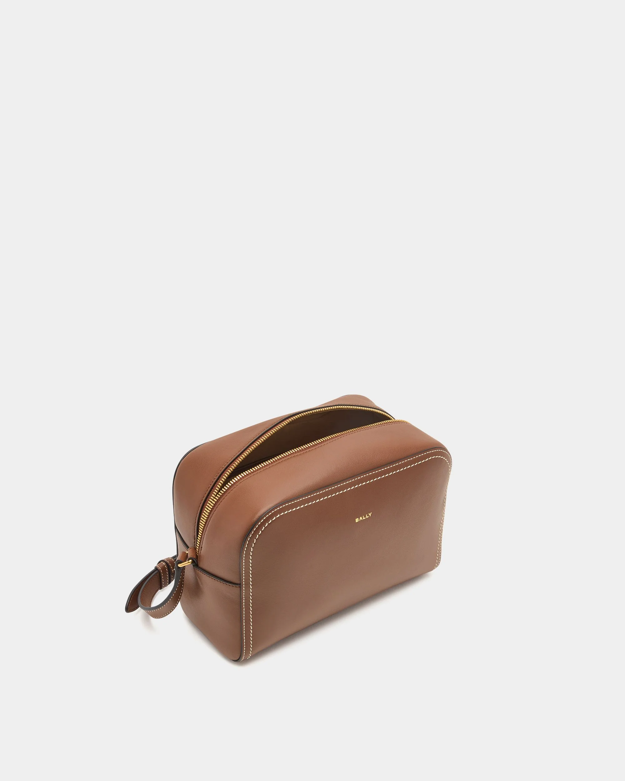 Easy Bally Crossbody Bag in Brown Leather - Image 5