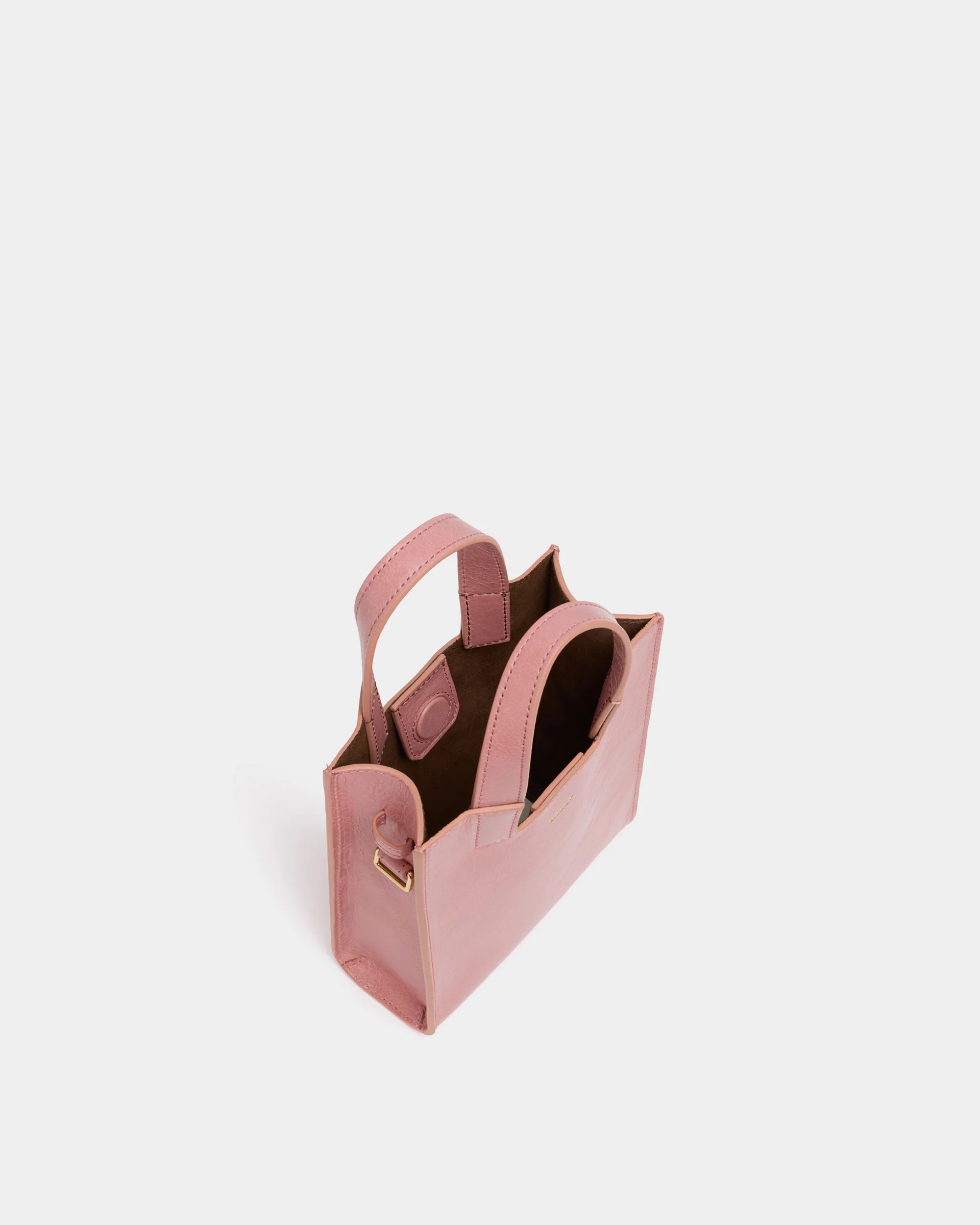 Easy Bally Small Tote Bag in Light Pink Leather - Image 4