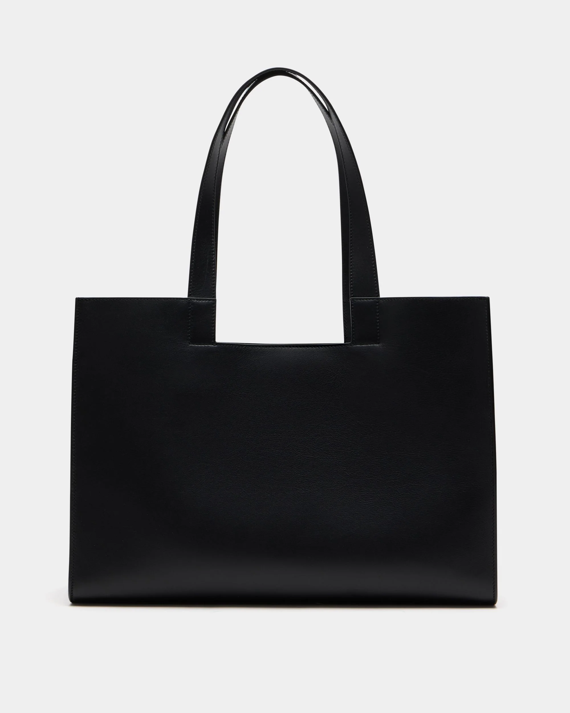 Easy Bally Tote Bag in Black Leather - Image 3