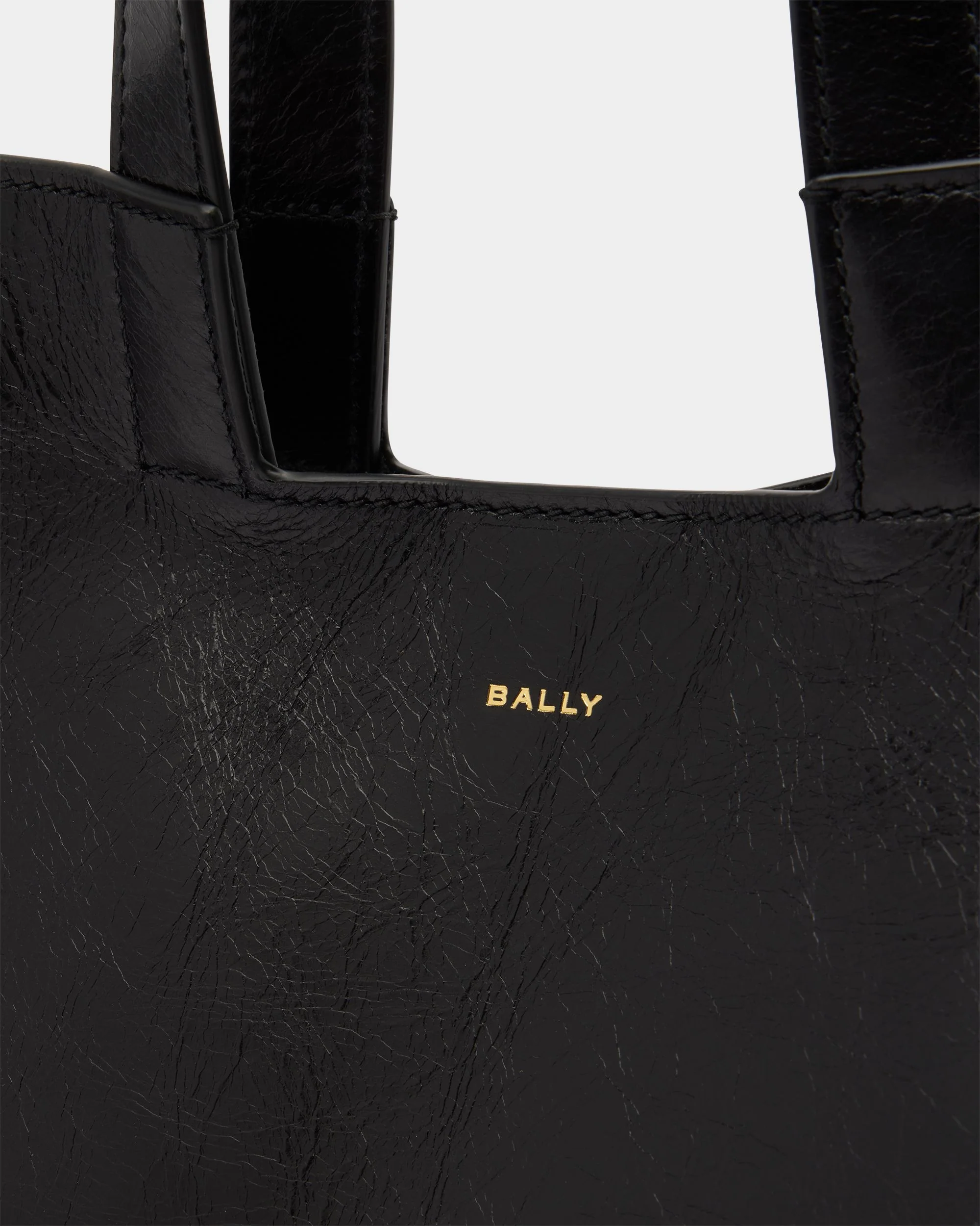 Easy Bally Tote Bag in Black Leather - Image 6