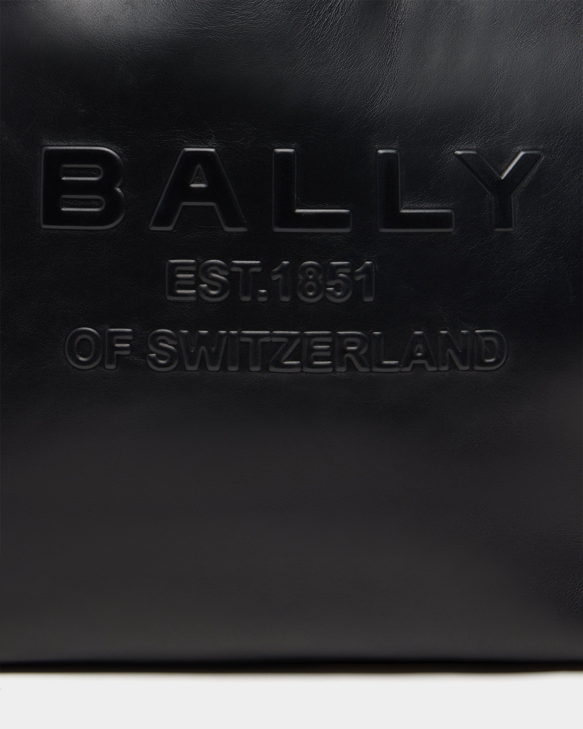 Easy Bally Tote Bag in Black Leather - Image 6