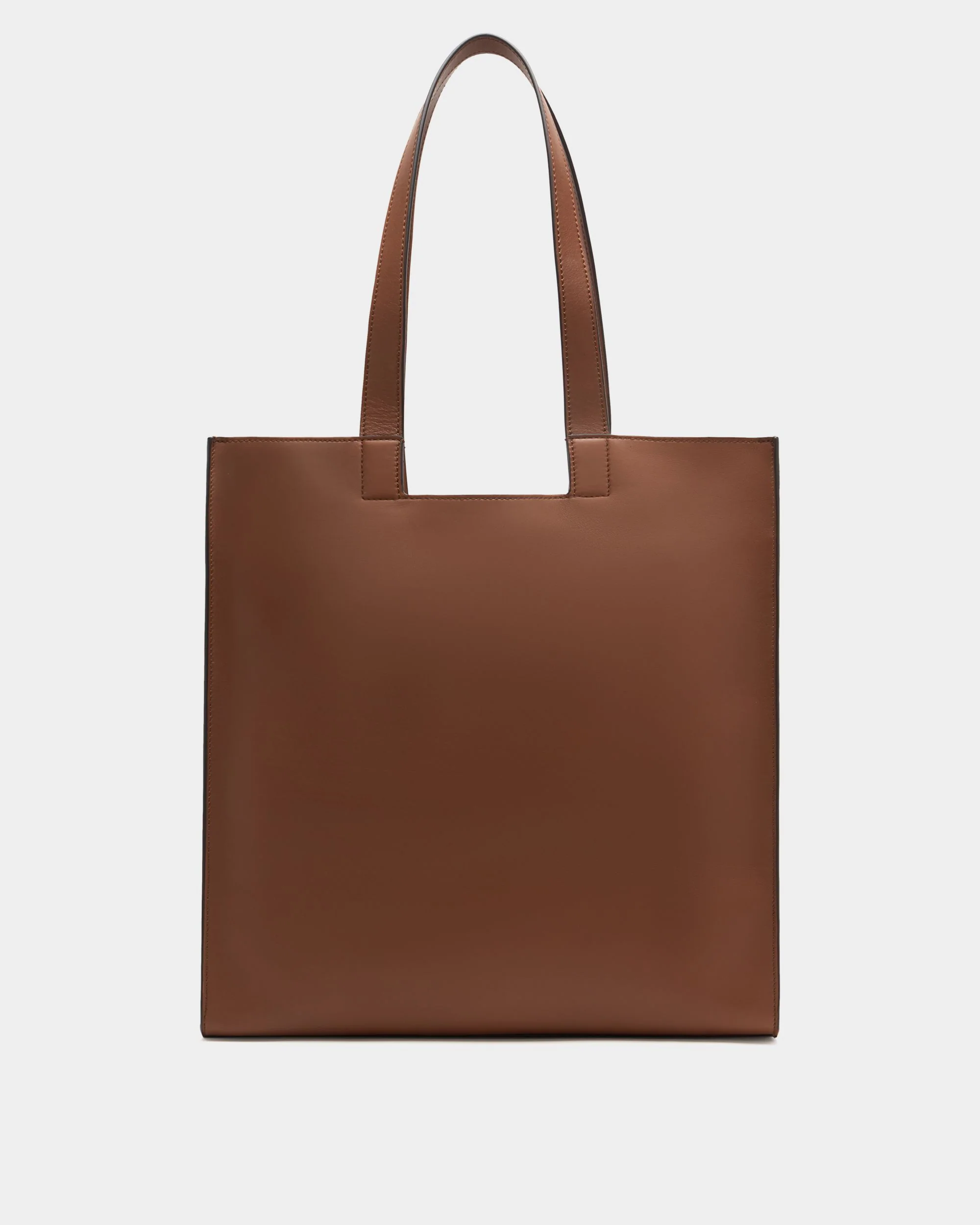 Easy Bally Tote Bag in Brown Leather - Image 3