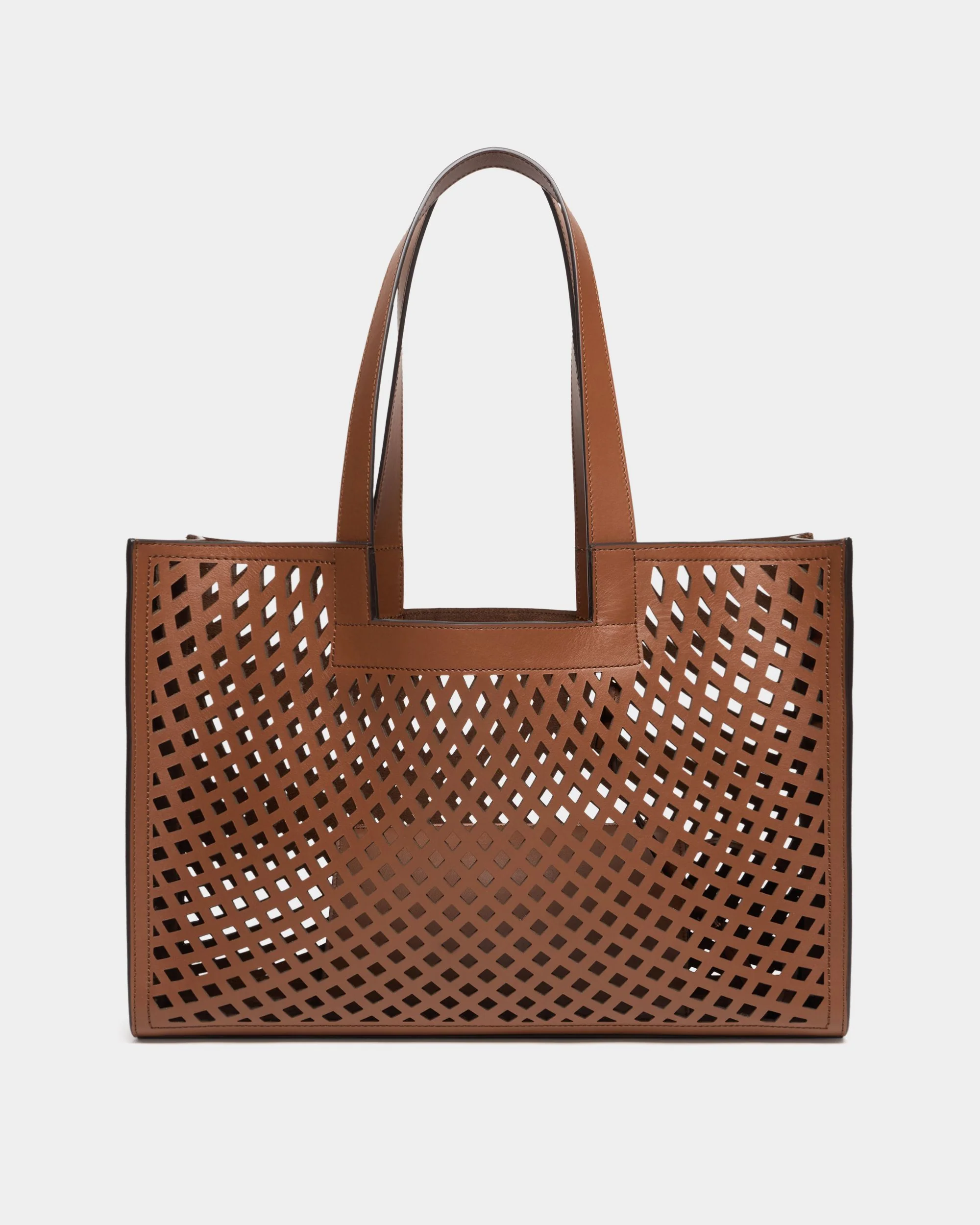 Easy Bally Tote Bag in Brown Leather - Image 2