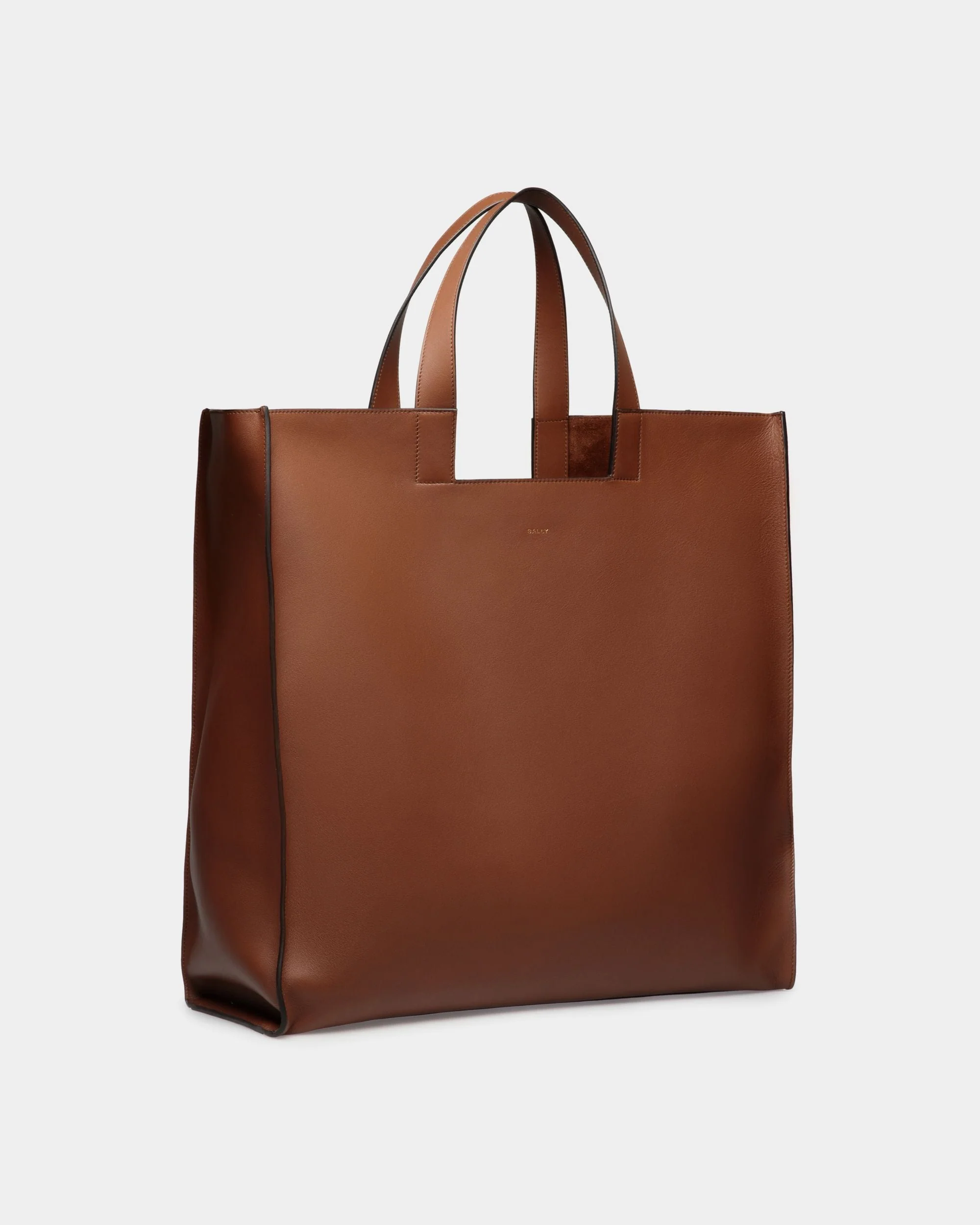 Easy Bally Tote In Brown Leather - Image 4