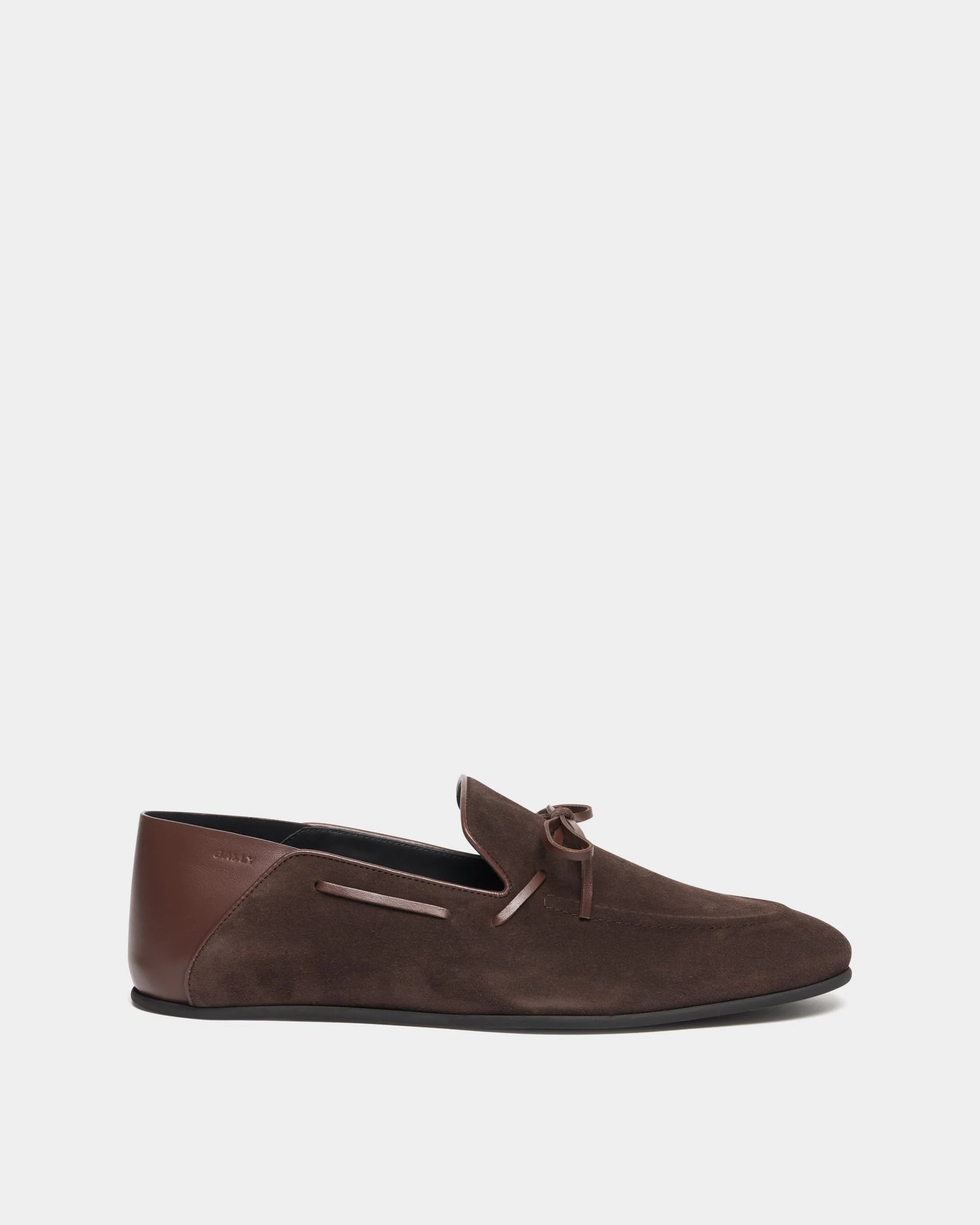 Eclat Loafer in Ebano Suede