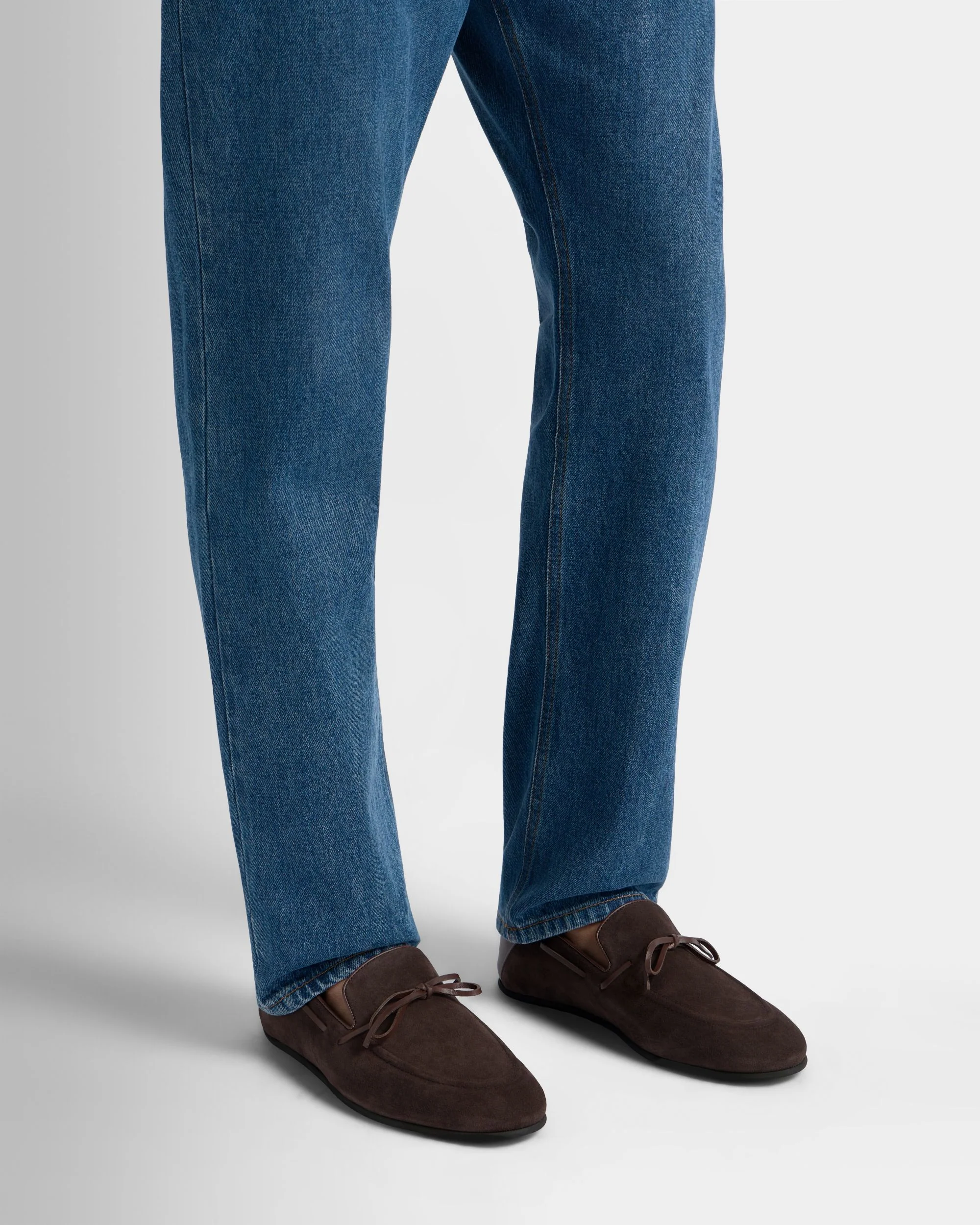 Eclat Loafer in Ebano Suede - Image 2