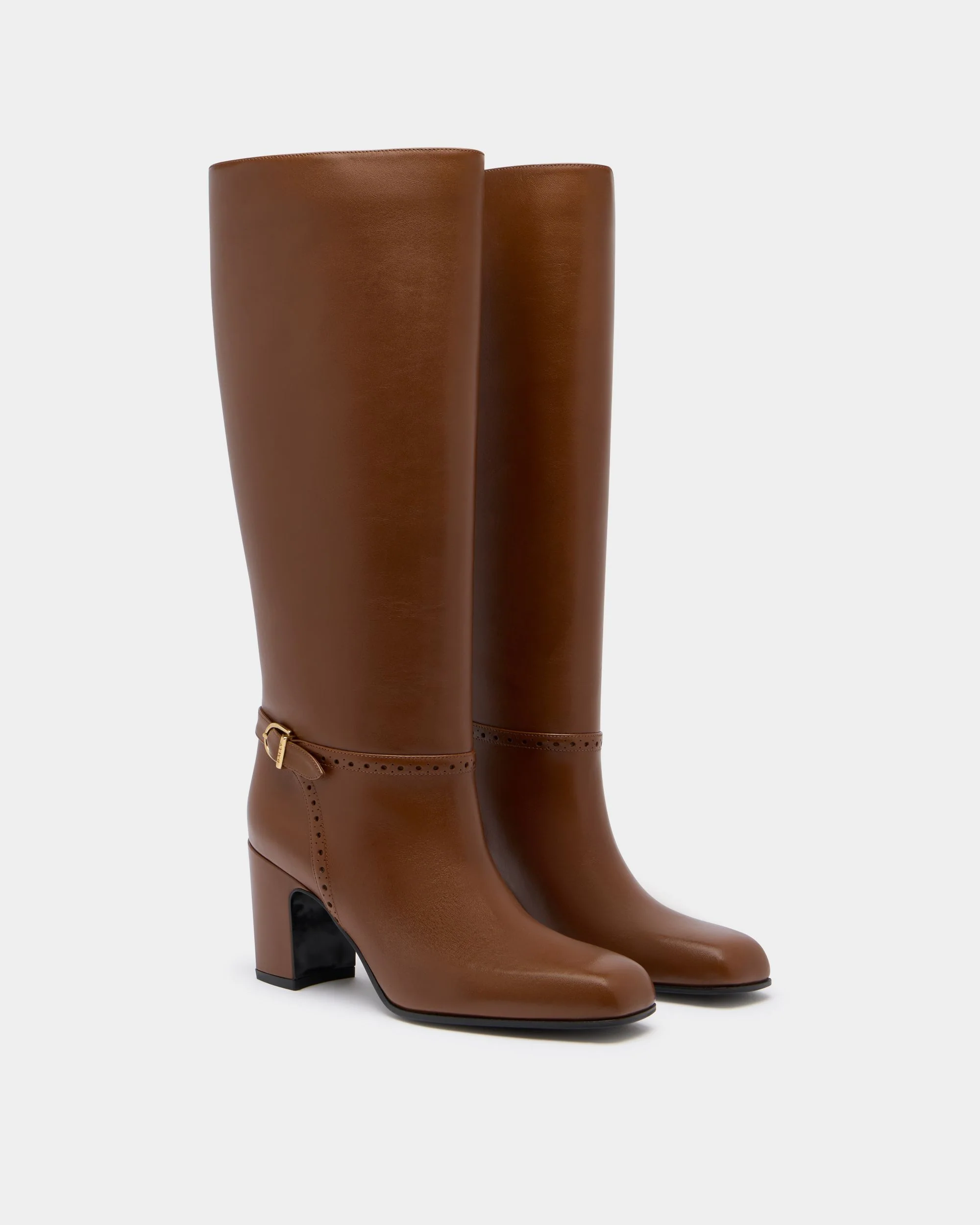 Eclayr Boot in Brown Leather - Image 2