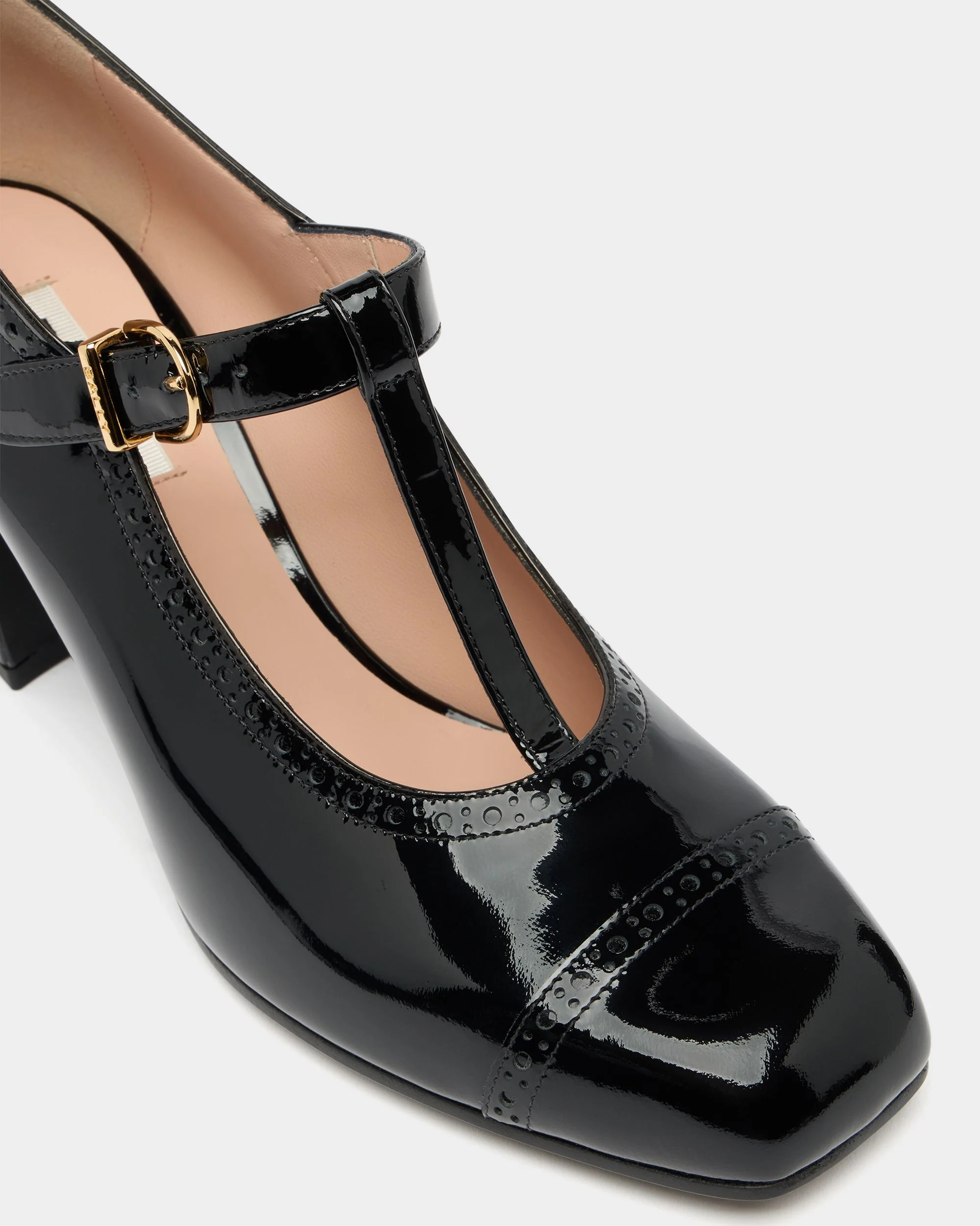 Eclayr Pump in Black Leather - Image 6