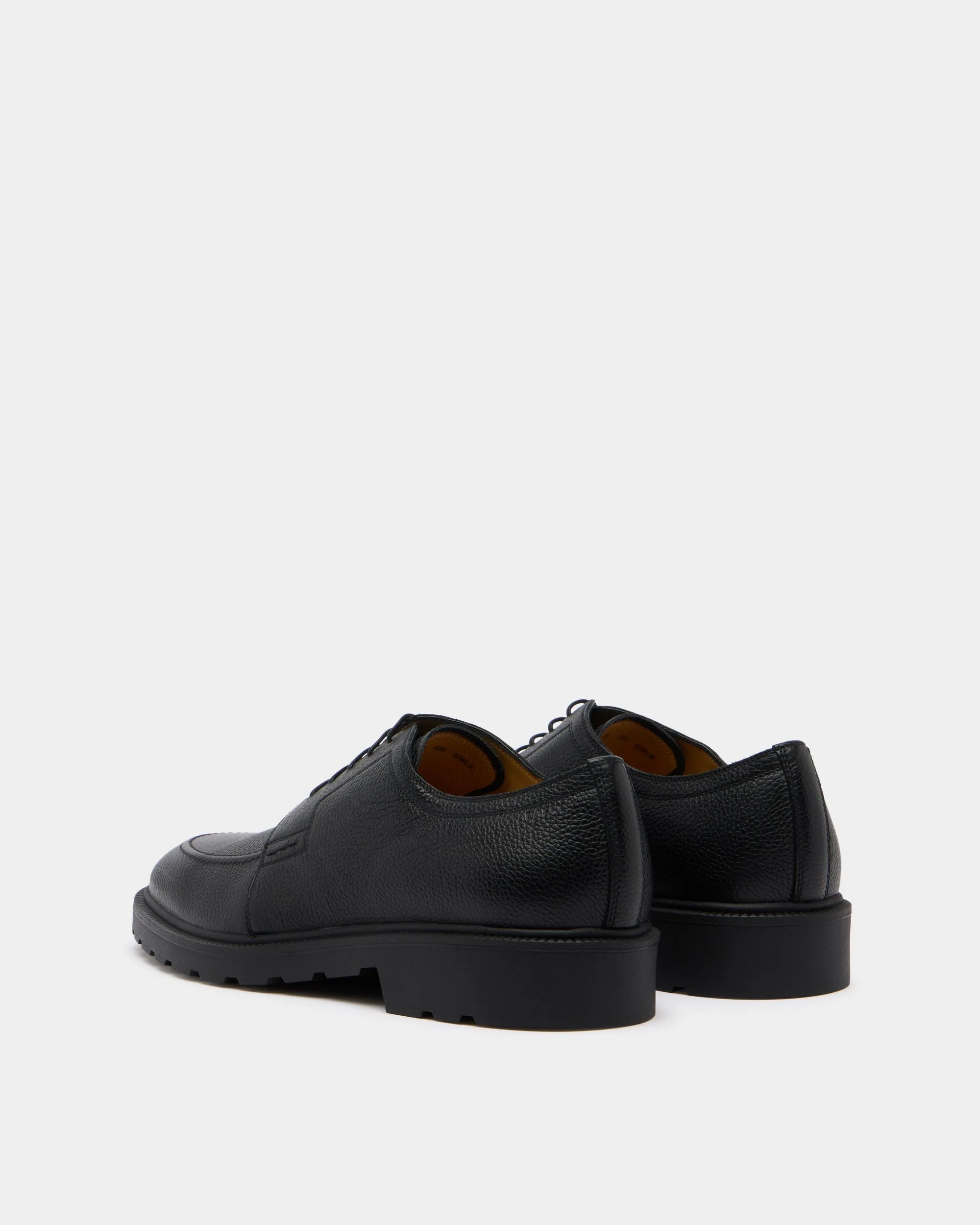 Eduard Derby in Black Grained Leather - Image 3